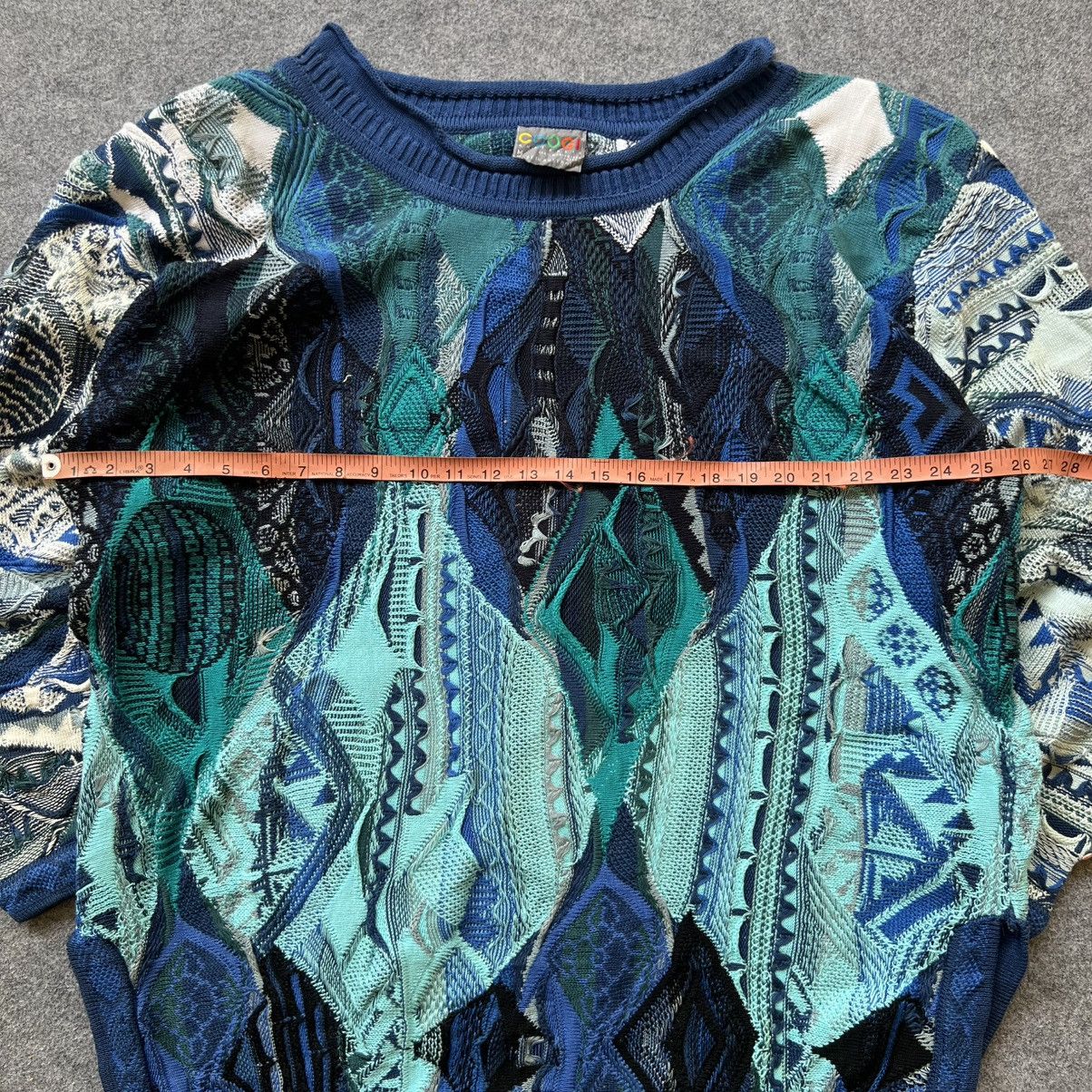 Coogi × Vintage Crazy Vintage Coogi 3D Cable Knit Sweater Size US M / EU 48-50 / 2 - 6 Thumbnail