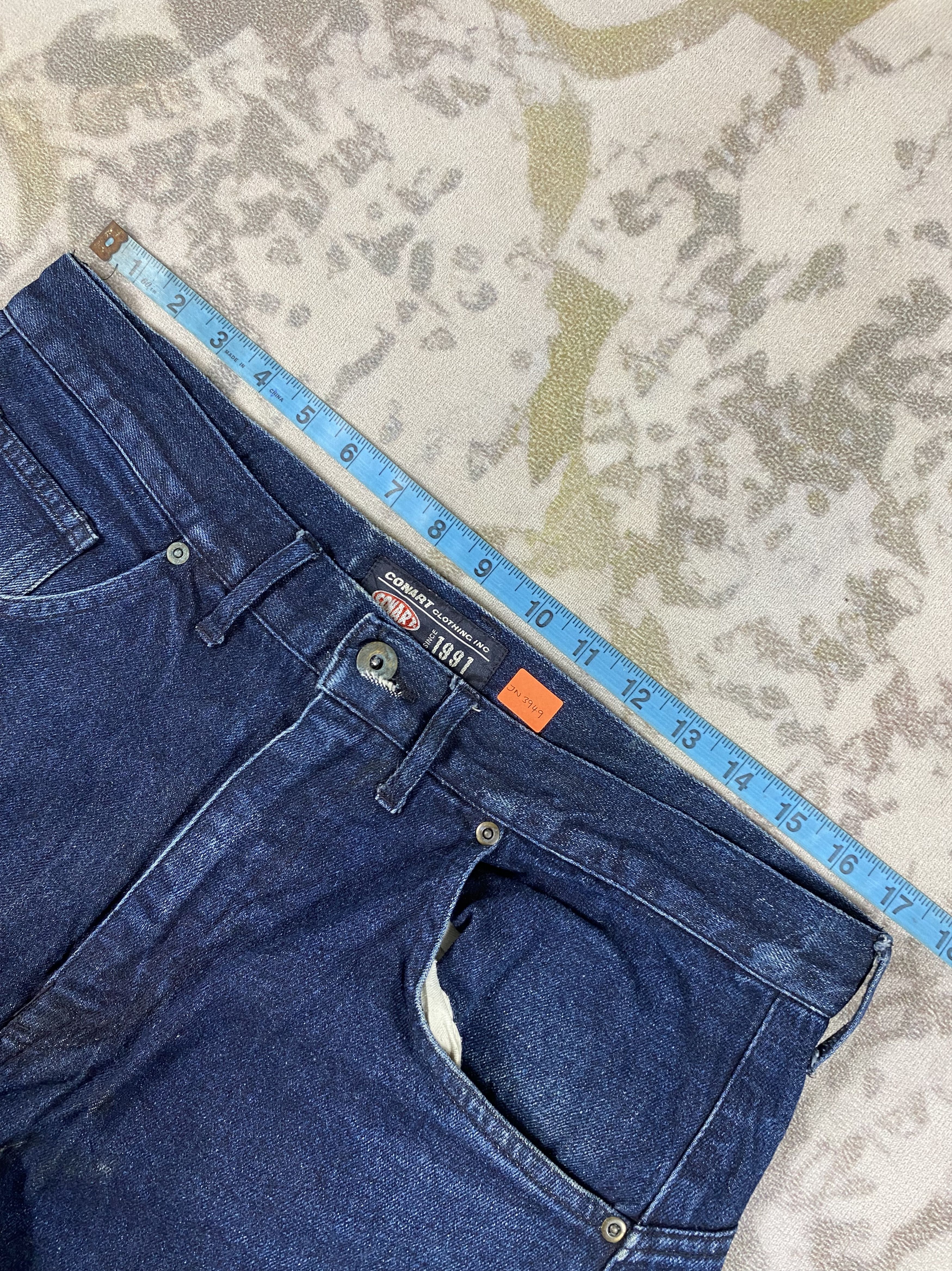 Girl Skateboards VINTAGE 90s CONART CLOTHING Baggy Denim Hip Hop Graffiti Size US 34 / EU 50 - 8 Thumbnail