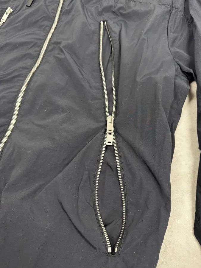 Maison Margiela SS2016 Maison Margiela Navy 5 Zips Hooded Rain Jacket Size US M / EU 48-50 / 2 - 8 Thumbnail