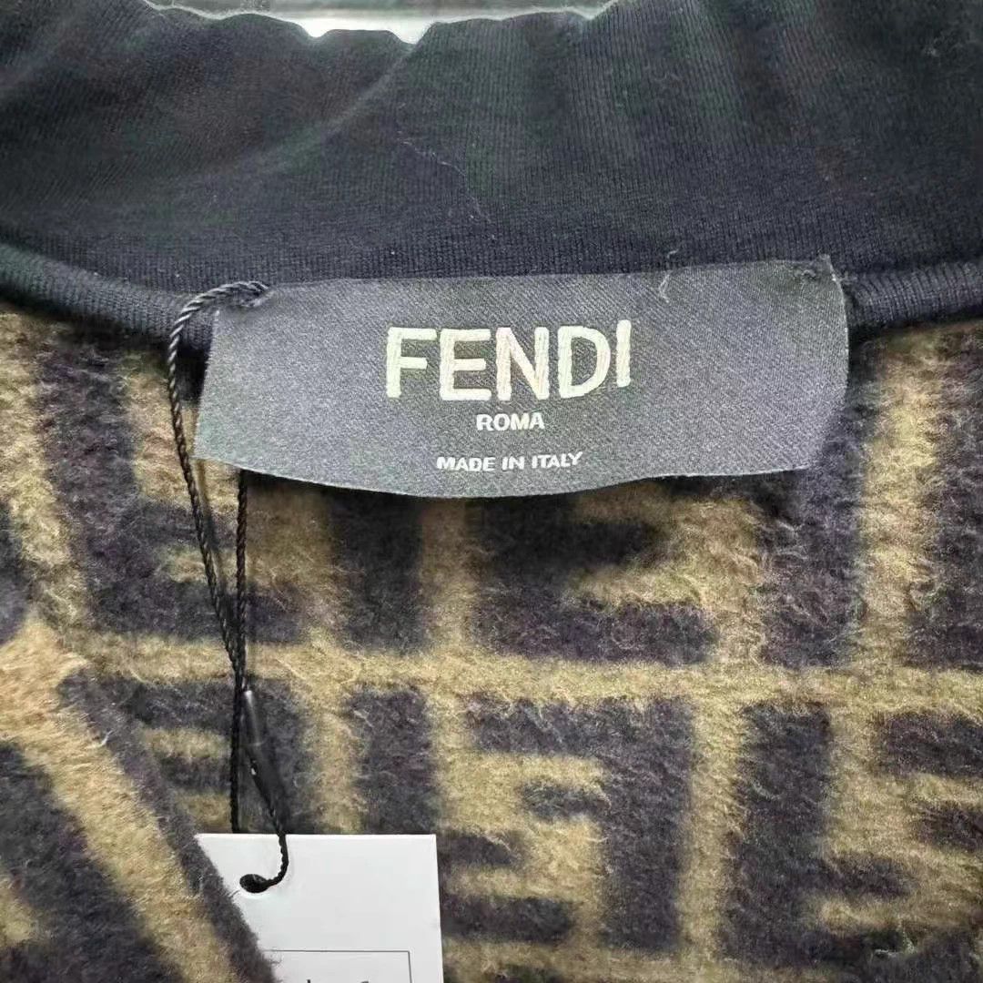 Fendi Fendi FF Cashmere Teddy Zipper Jacket 98 New L Size US L / EU 52-54 / 3 - 2 Thumbnail