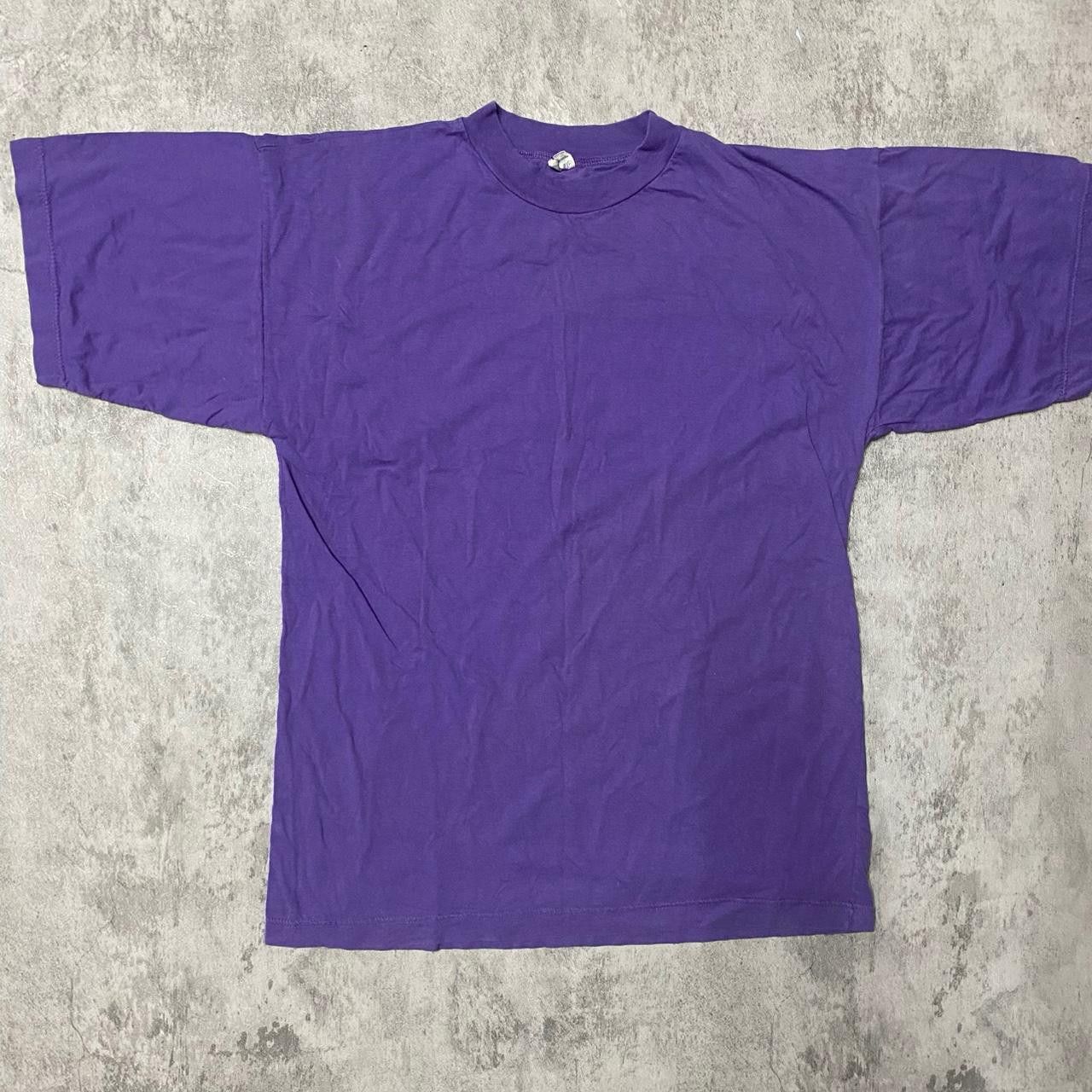 Other 80s purple vintage T-shirt clothing Size US XL / EU 56 / 4 - 1 Thumbnail