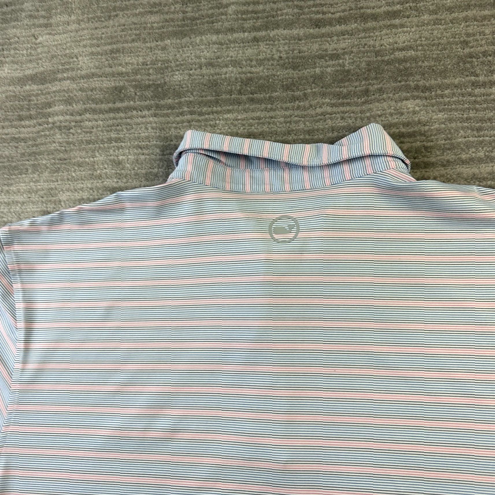 Vineyard Vines VINEYARD VINES Polo Shirt Mens XL Blue Pink Performance On The Go Sankaty Shirt Slim Casual Golf Size US XL / EU 56 / 4 - 5 Thumbnail