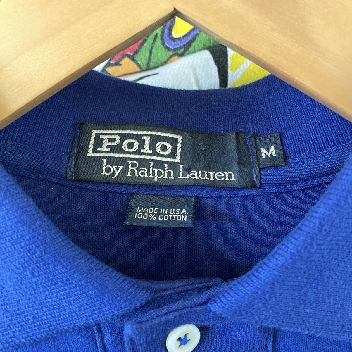 Polo Ralph Lauren Vintage Polo Ralph Lauren Polo Shirt Blue Mini Bear 1992 Size US M / EU 48-50 / 2 - 3 Thumbnail