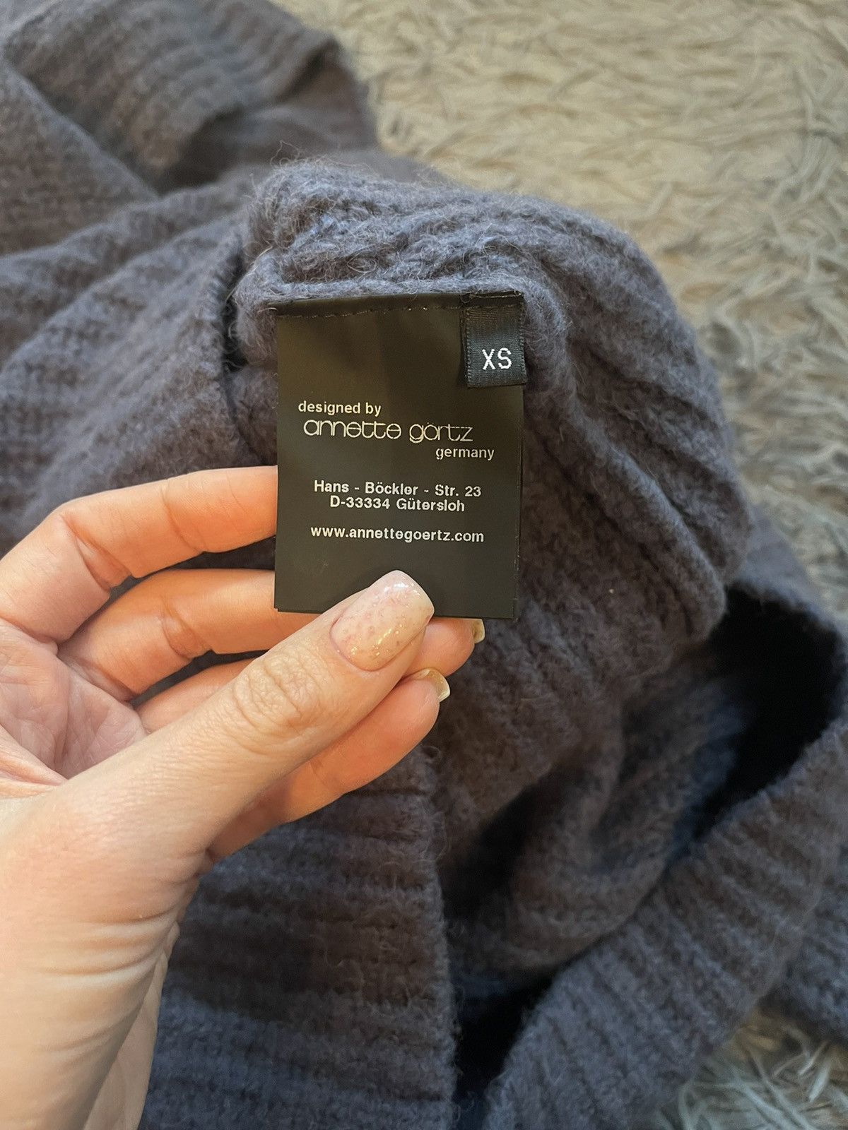 Annette Gortz alpaca wool sweater