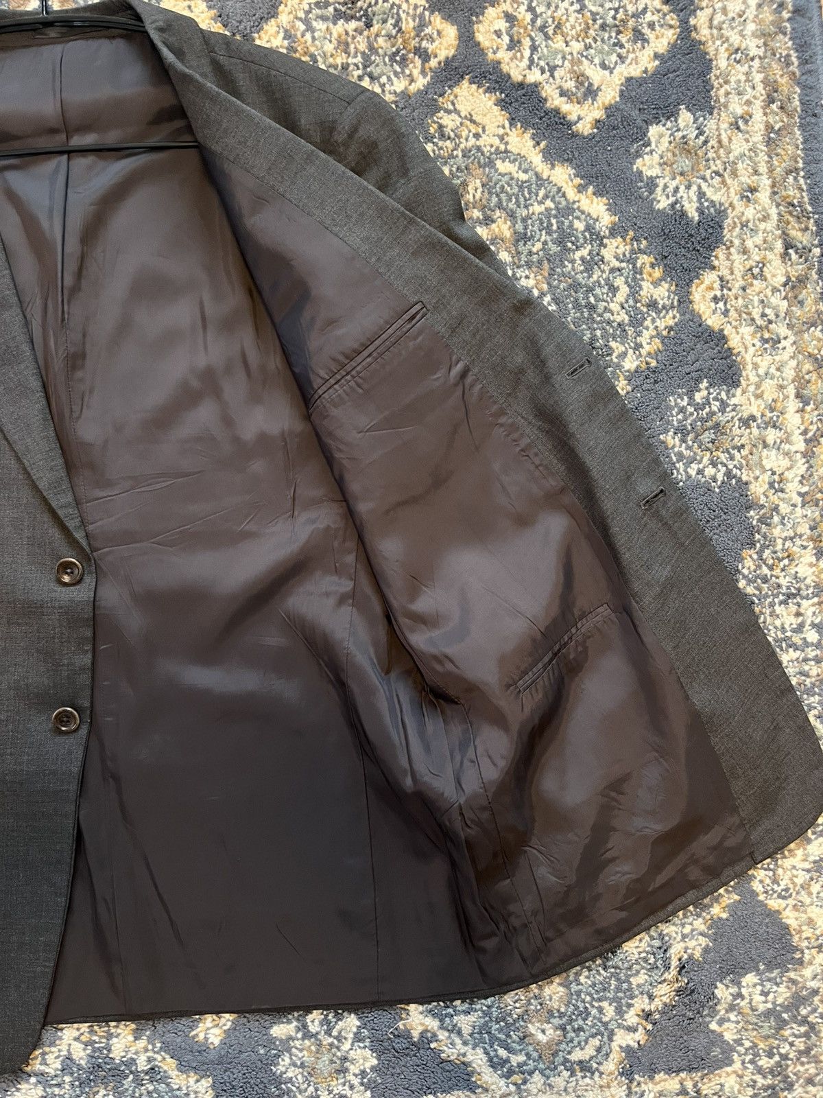 Armani × Armani Collezioni Armani Grey Blazer Size 54R - 7 Thumbnail