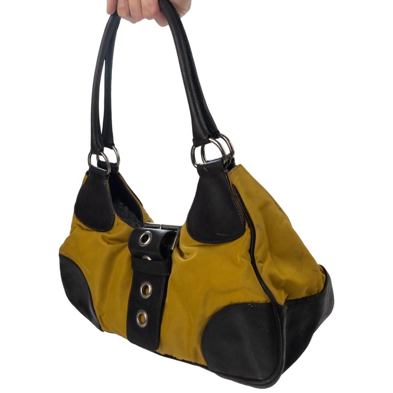 Prada Vintage Prada Gromet Belt Shoulder Bag Size ONE SIZE - 7 Thumbnail