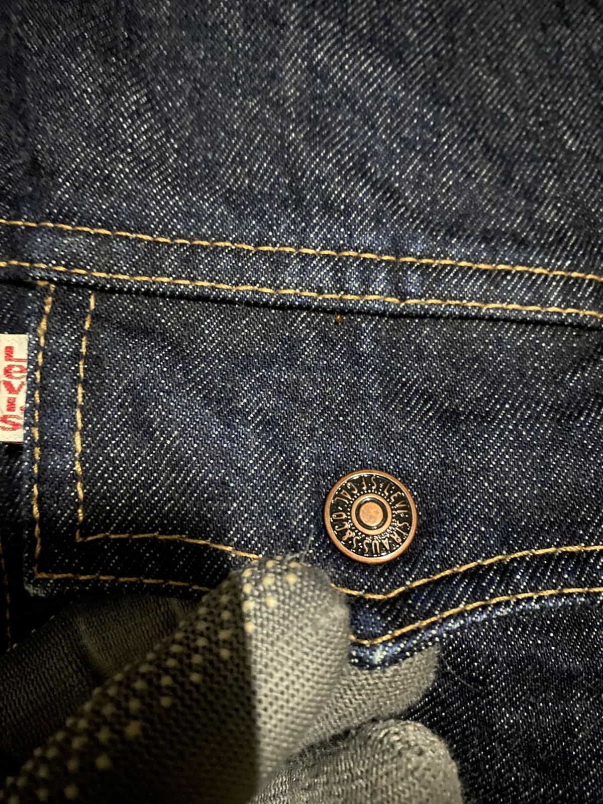 Levi's Vintage Levi’s Women’s Denim Jacket 90s Dark Wash Size M Size US S / EU 44-46 / 1 - 8 Thumbnail