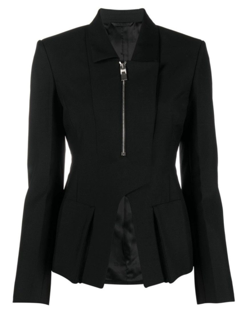 Givenchy Givenchy zip up woman's blazer jacket Avant-Garde Size XS / US 0-2 / IT 36-38 - 20 Thumbnail
