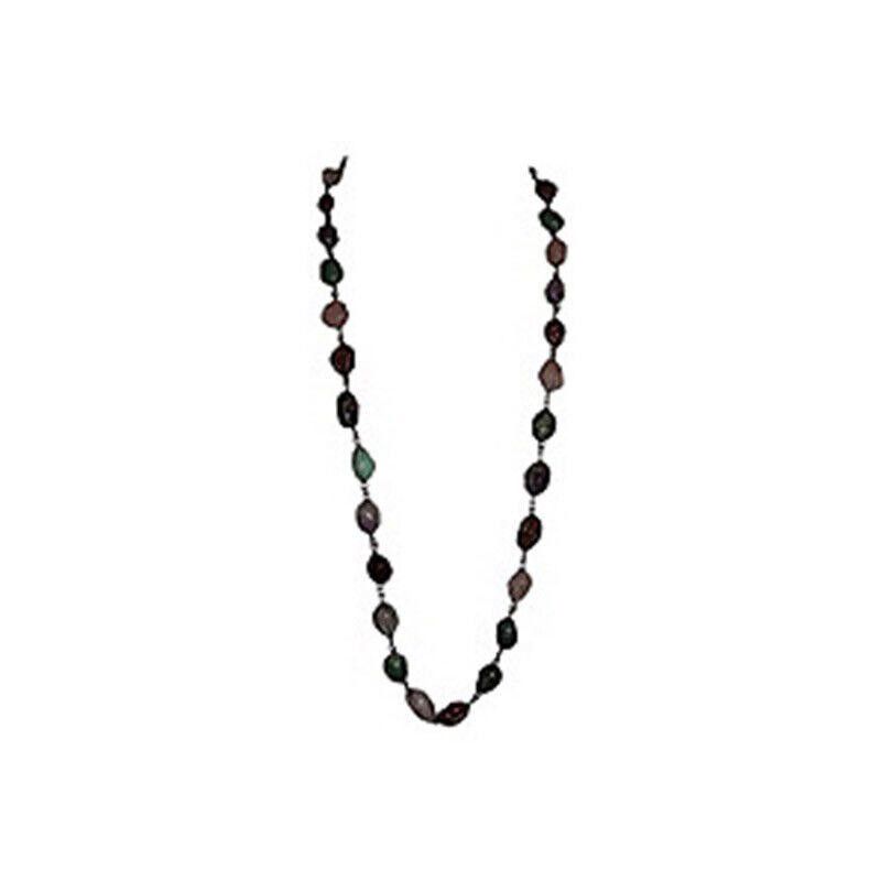 Designer Gemstone Wire Wrap Flapper Necklace Size ONE SIZE - 2 Thumbnail