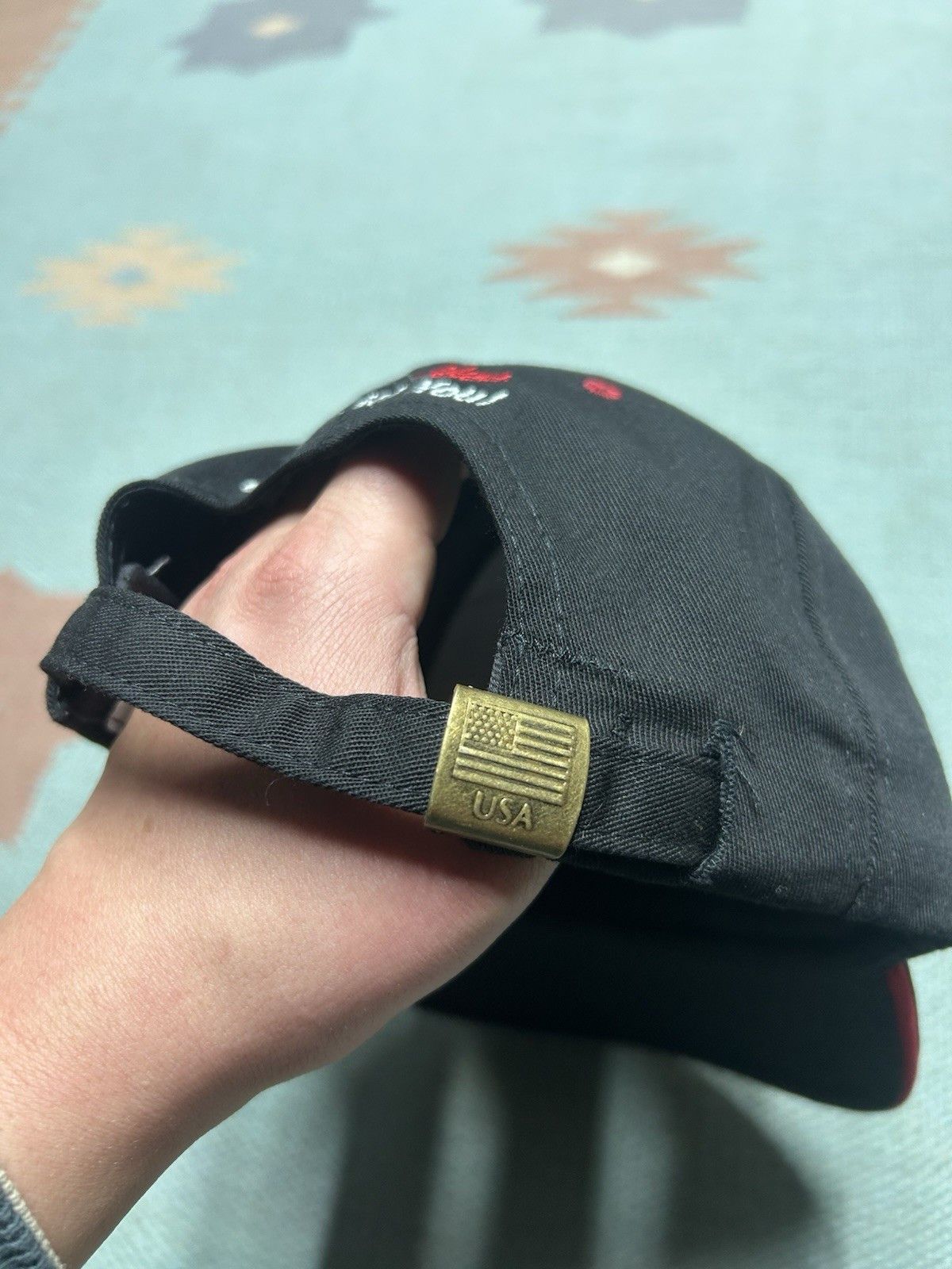 Vintage Vtg strapback hat financial plus federal credit union bank Size ONE SIZE - 5 Thumbnail