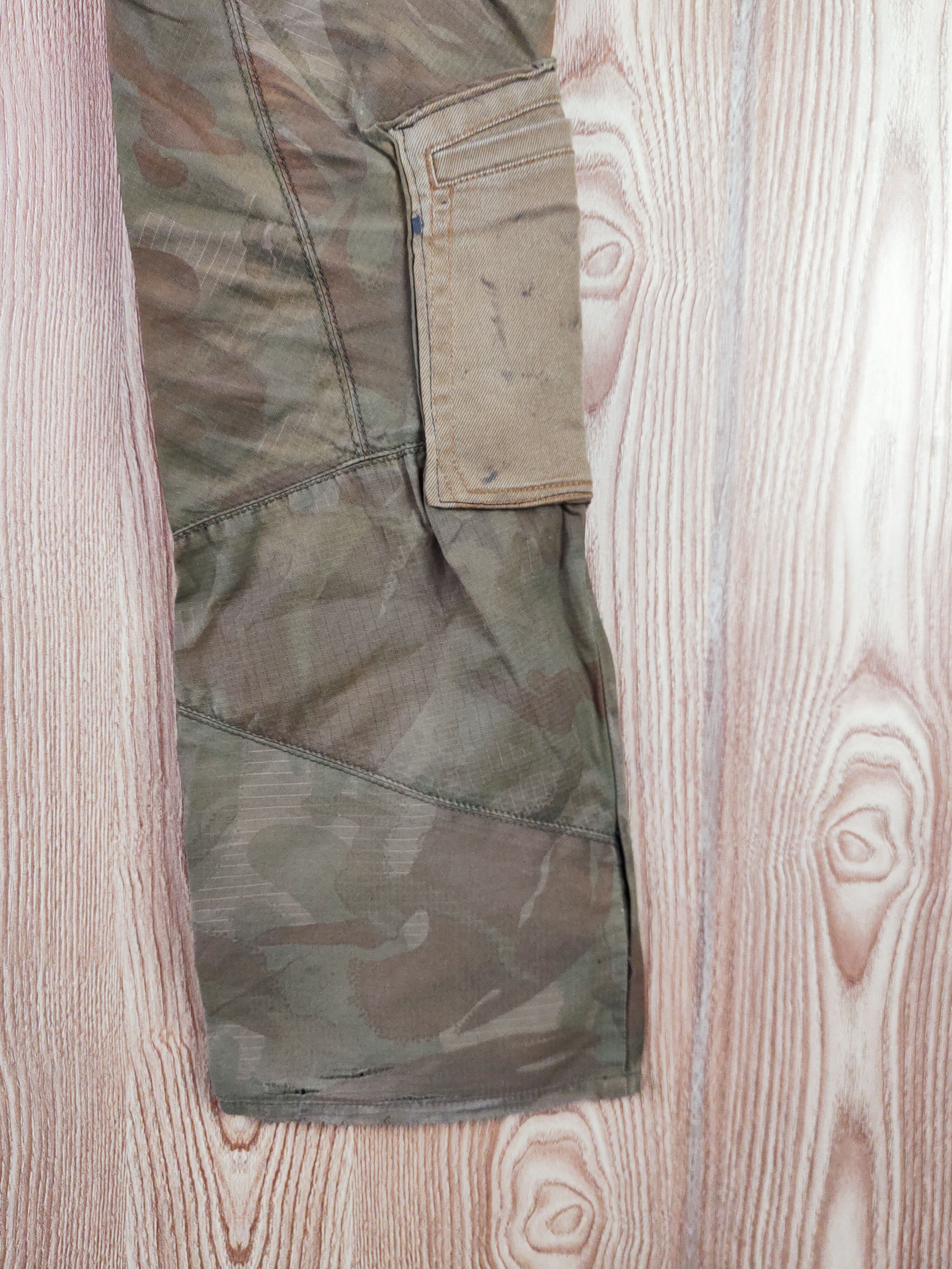 Japanese Brand Bexist Camo faded reworked patchwork vtg Cargo Pants #W015 Size US 32 / EU 48 - 11 Thumbnail
