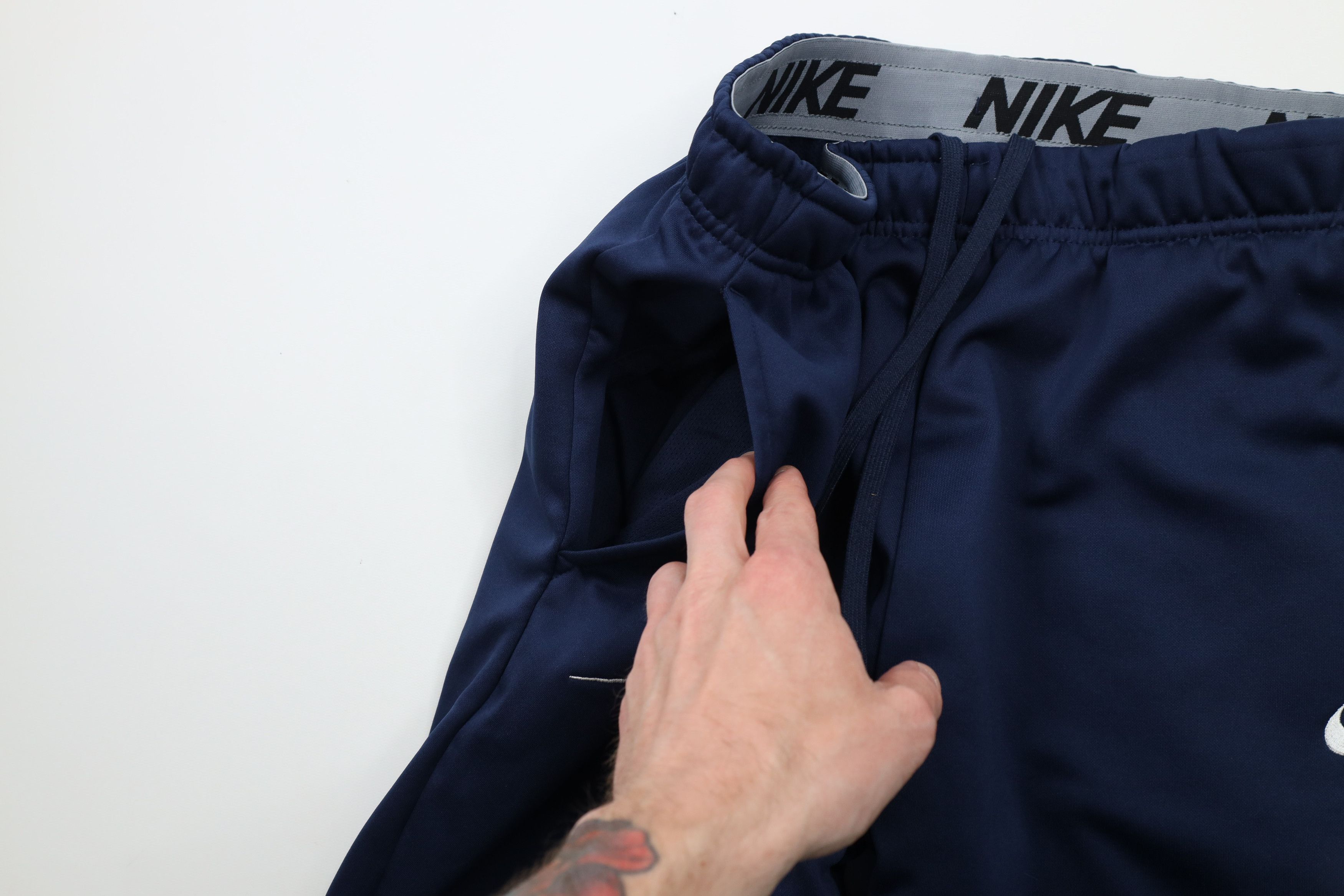 Nike × Vintage Nike University of Toledo Football Wide Leg Sweatpants Blue Size US 38 / EU 54 - 6 Thumbnail