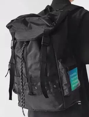 Anime × Japanese Brand × Unowned Bag Fashion utility grunge backpack aesthetic Size ONE SIZE - 3 Thumbnail