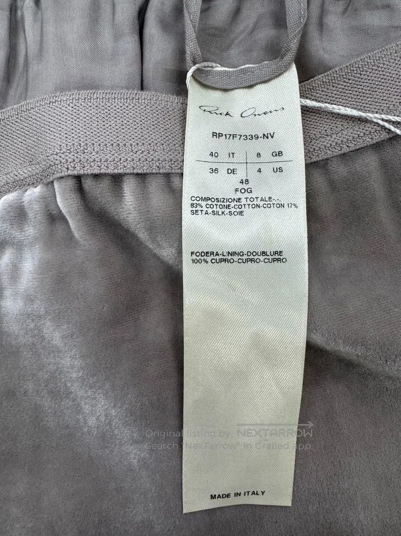 Rick Owens Rick Owens Velvet half skirt Size 39" - 6 Thumbnail