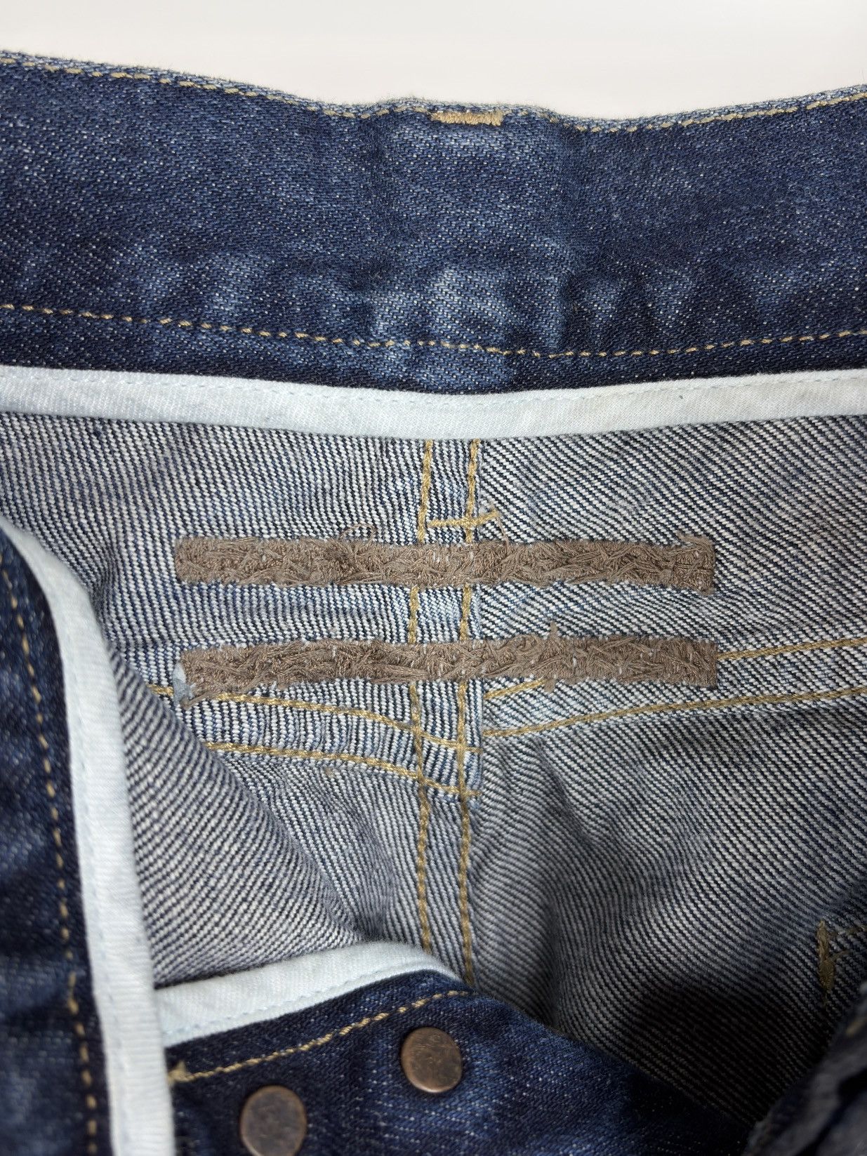 Rick Owens SS05 Rick Owens Scorpio Margiela Waxed Coated Denim Jeans Size US 34 / EU 50 - 6 Thumbnail