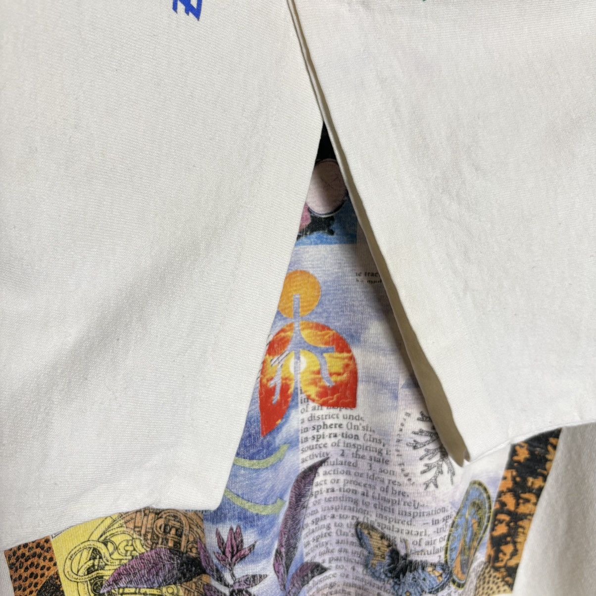 Vintage Vintage 90s Zeneca Breath Artwork Graphic Tee / COVID Size US L / EU 52-54 / 3 - 4 Thumbnail