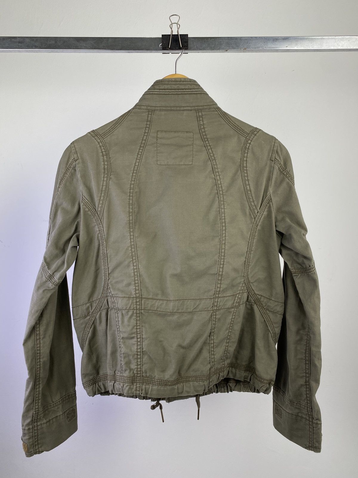 GOA Y2K 2000’s GOA Japan Military Field Jacket Fur Panel OG Size M / US 6-8 / IT 42-44 - 2 Thumbnail