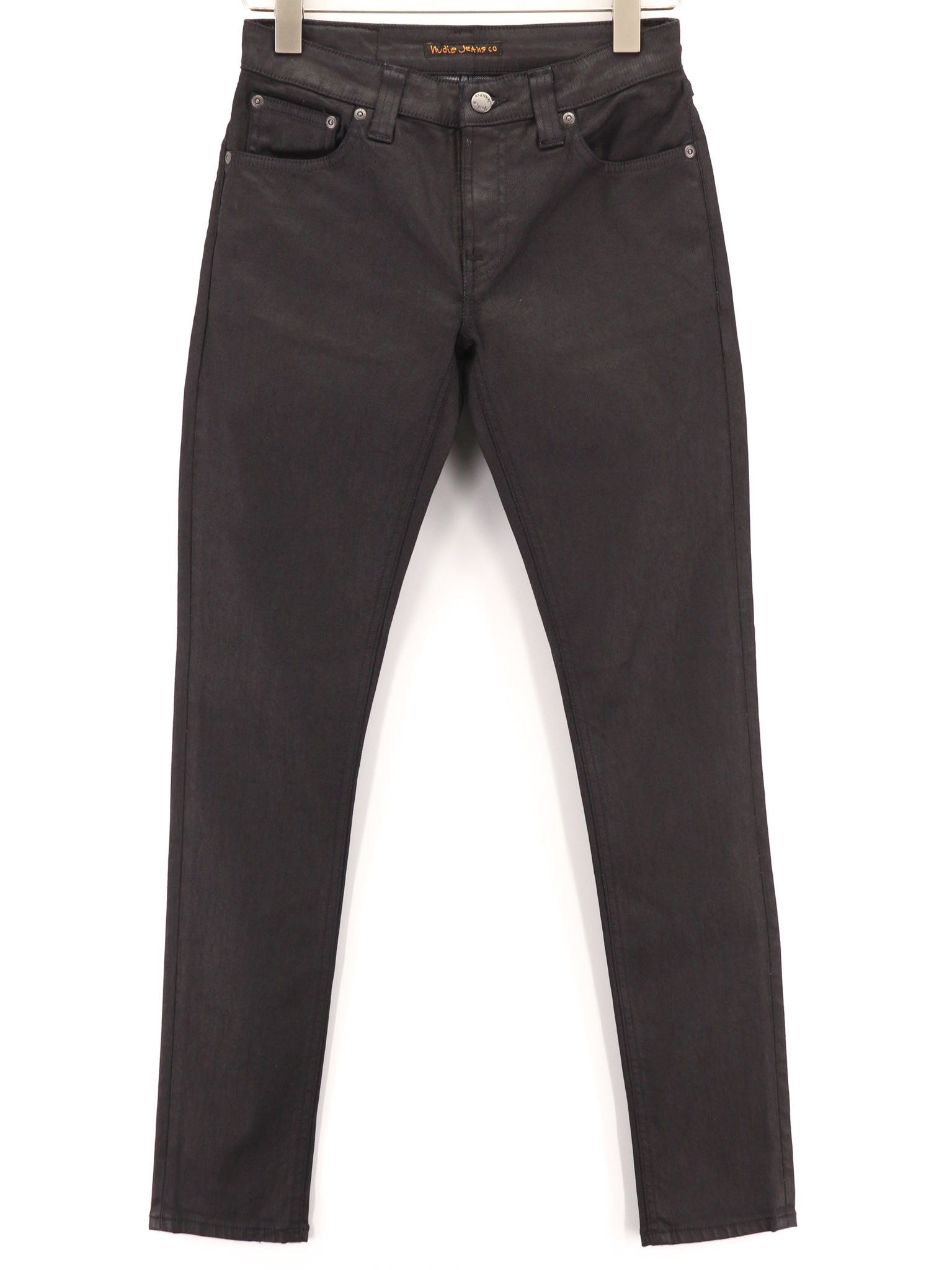 Nudie Jeans SKINNY LIN W28/L32 Black In Black Cotton Jeans 80477 Size US 28 / EU 44 - 1 Thumbnail