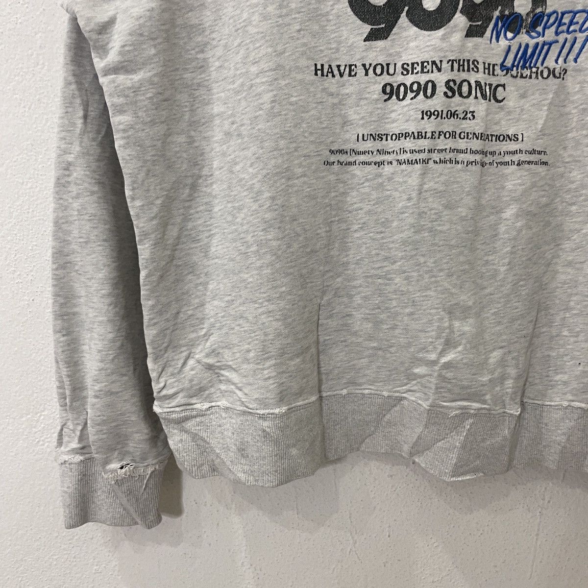 Vintage Vintage Sonic 9090 Distressed Sweatshirt Size US L / EU 52-54 / 3 - 3 Thumbnail