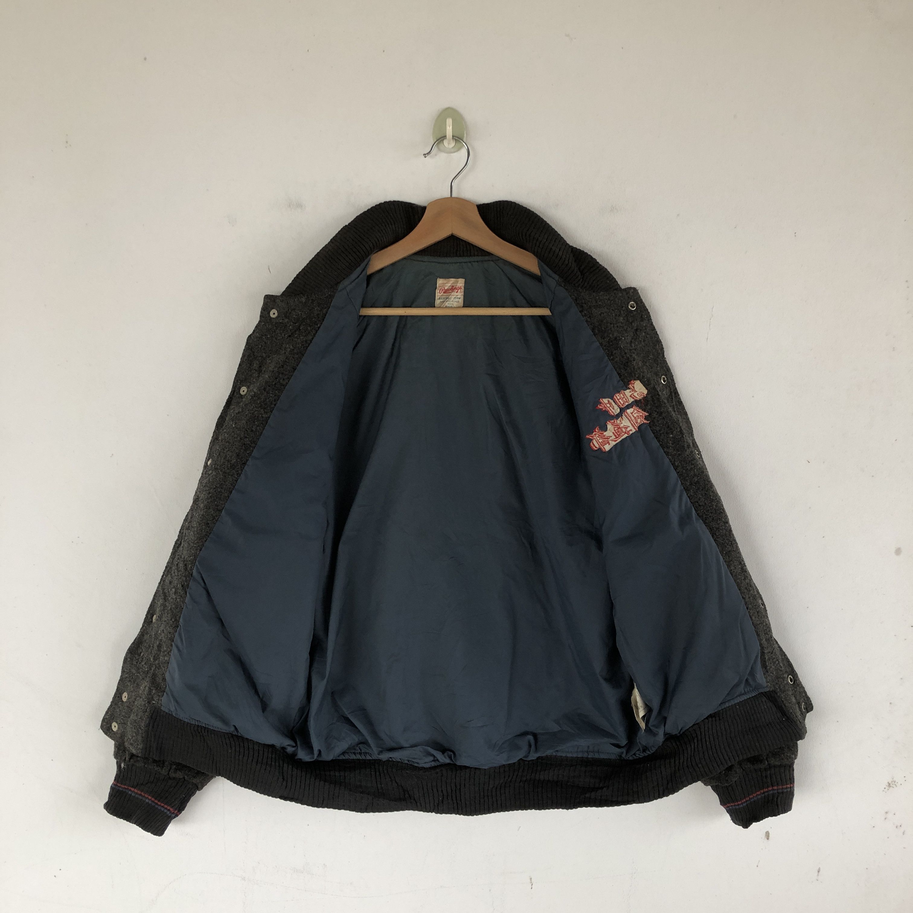 Vintage Rawlings Varsity Jackets Japanese Baseball Wool Jackets Size US M / EU 48-50 / 2 - 8 Thumbnail