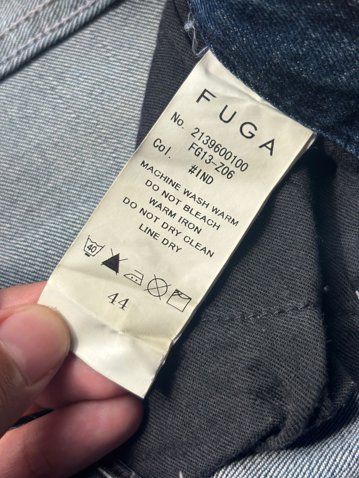 GOSTAR DE FUGA 2000s Gostar De Fuga Claw Marks Washed Jeans Size US 29 - 6 Thumbnail