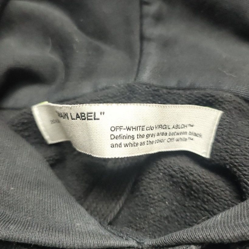 Off-White OFF-WHITE SS20 Hand Logo Incompiuto Hoodie Size US S / EU 44-46 / 1 - 3 Thumbnail
