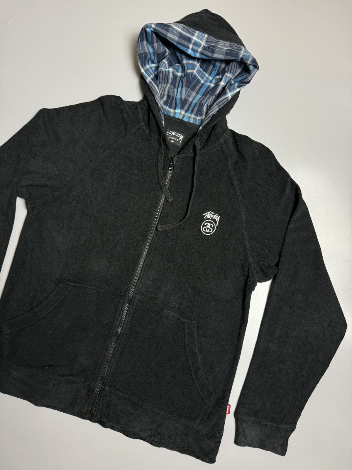 Stussy Stussy Light Zipper Jacket Hoodie Size US M / EU 48-50 / 2 - 3 Thumbnail