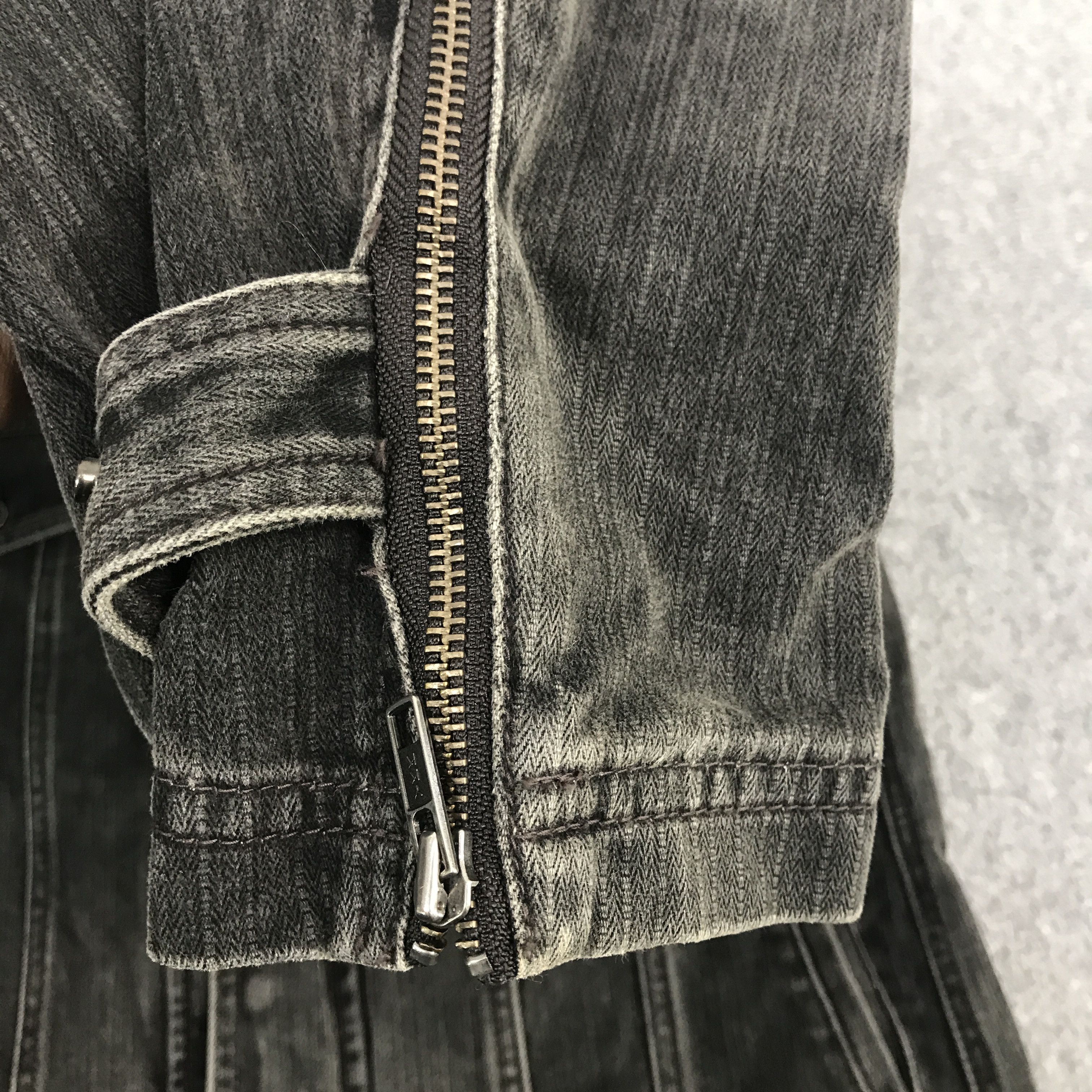 Japanese Brand × L7 Real Hip Rare L7 real hip black denim zipper jacket Size US M / EU 48-50 / 2 - 7 Thumbnail