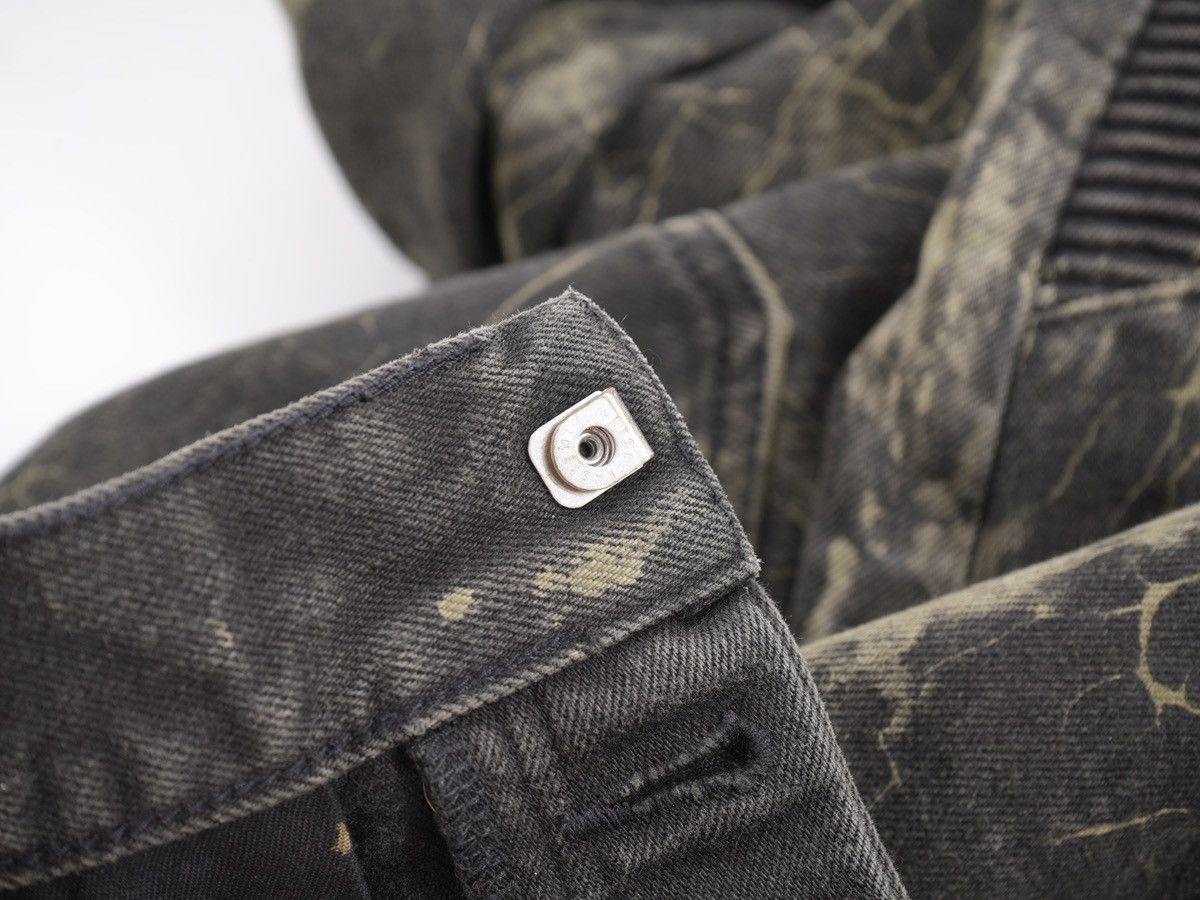 Balmain Balmain Blue Acid Washed Denim Biker Jeans 34 Size US 34 / EU 50 - 10 Thumbnail