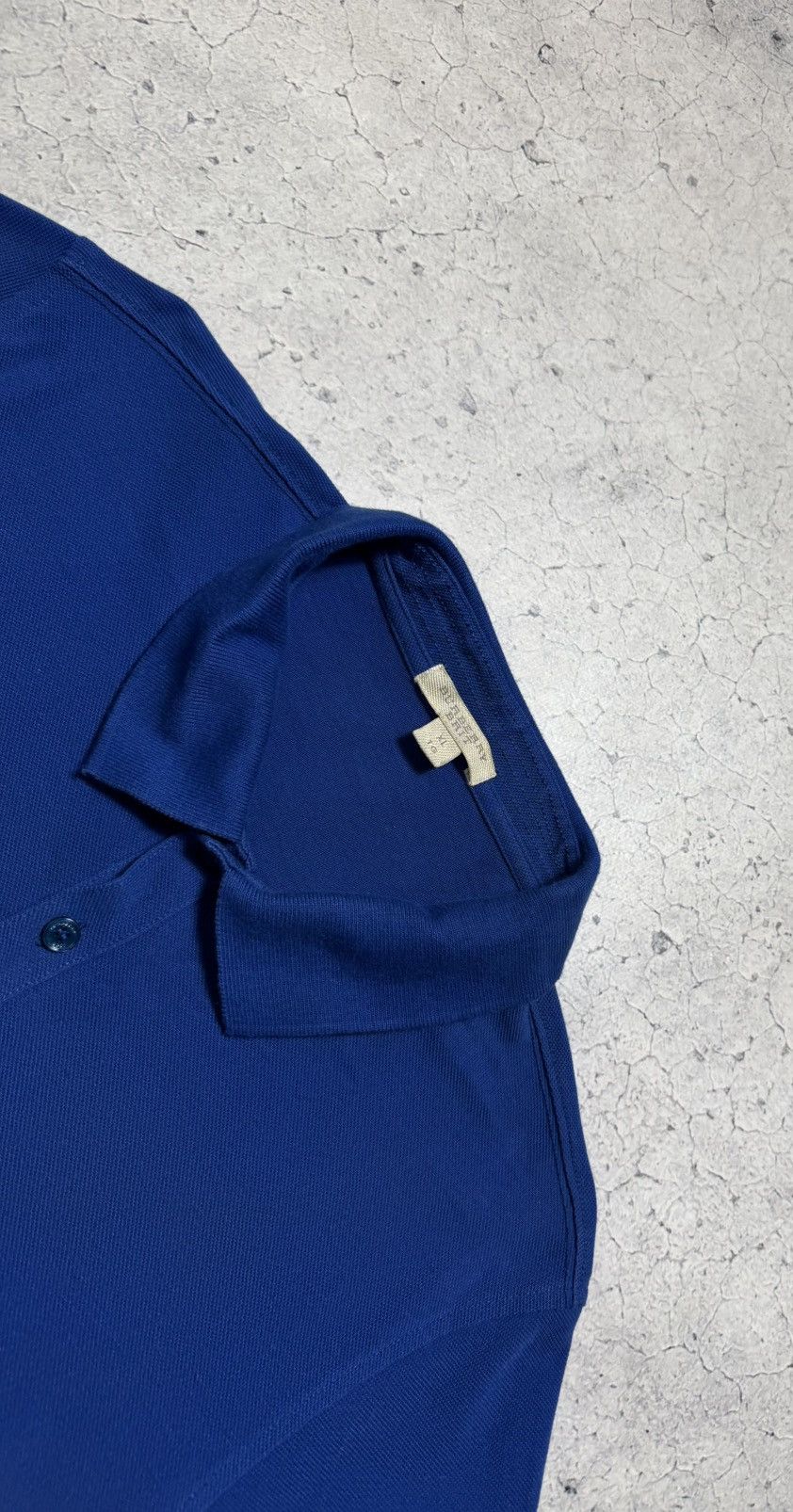 Burberry Burberry Luxury Polo Shirt Blue Size XL Vintage Size US XL / EU 56 / 4 - 9 Thumbnail