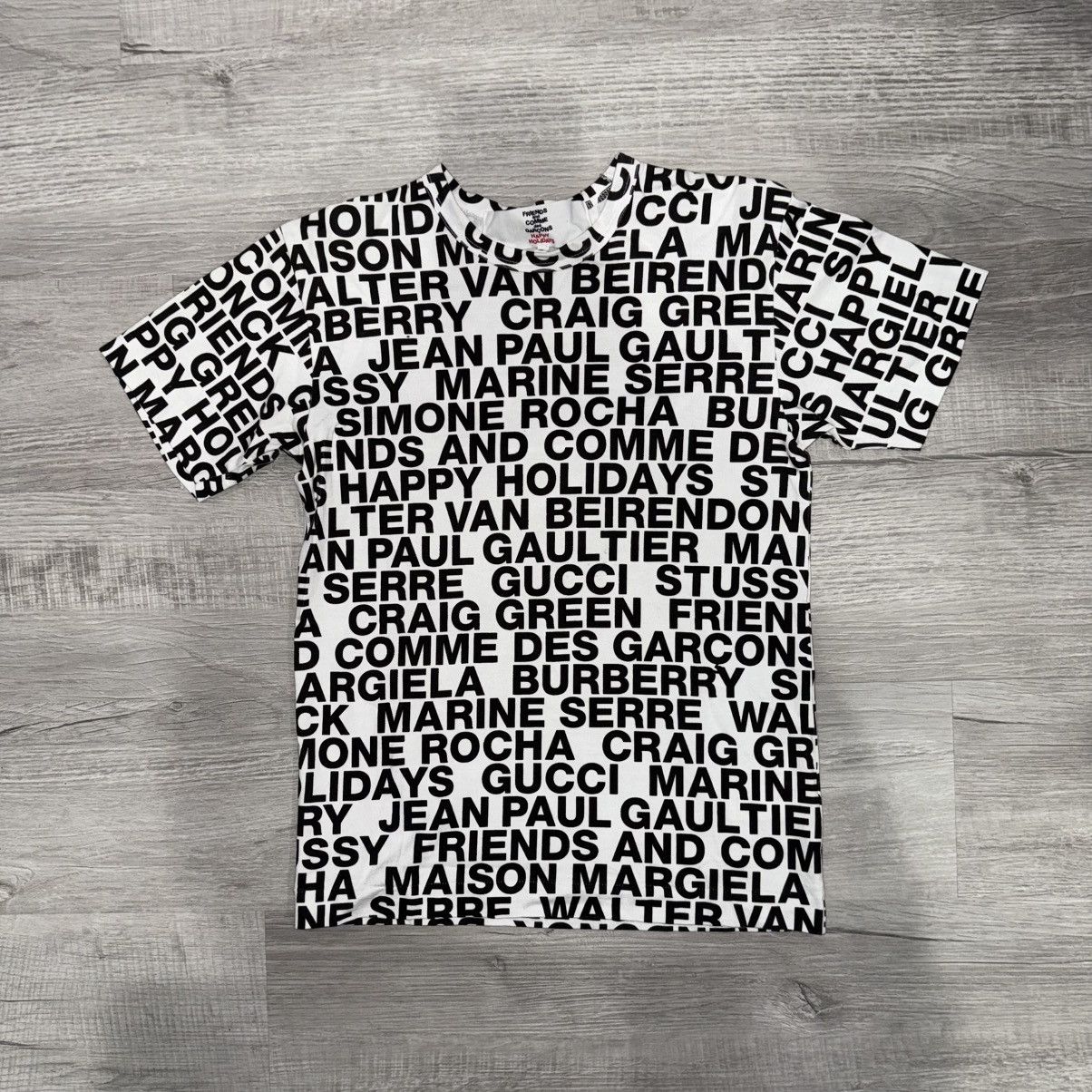 Comme des Garcons Friends and Comme des Garçons “Happy Holidays” T‑Shirt Size US S / EU 44-46 / 1 - 1 Thumbnail