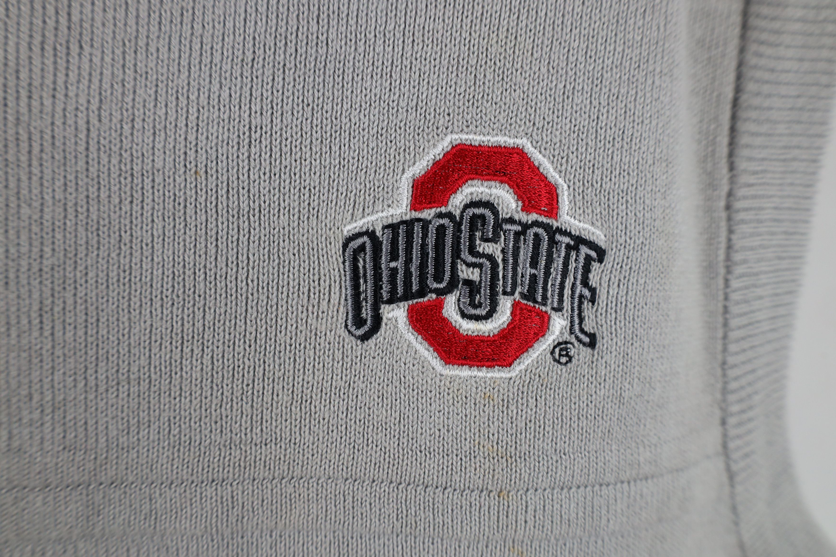 Nike × Vintage Vintage Nike Mini Swoosh Ohio State University Sweater Vest Size US M / EU 48-50 / 2 - 4 Thumbnail