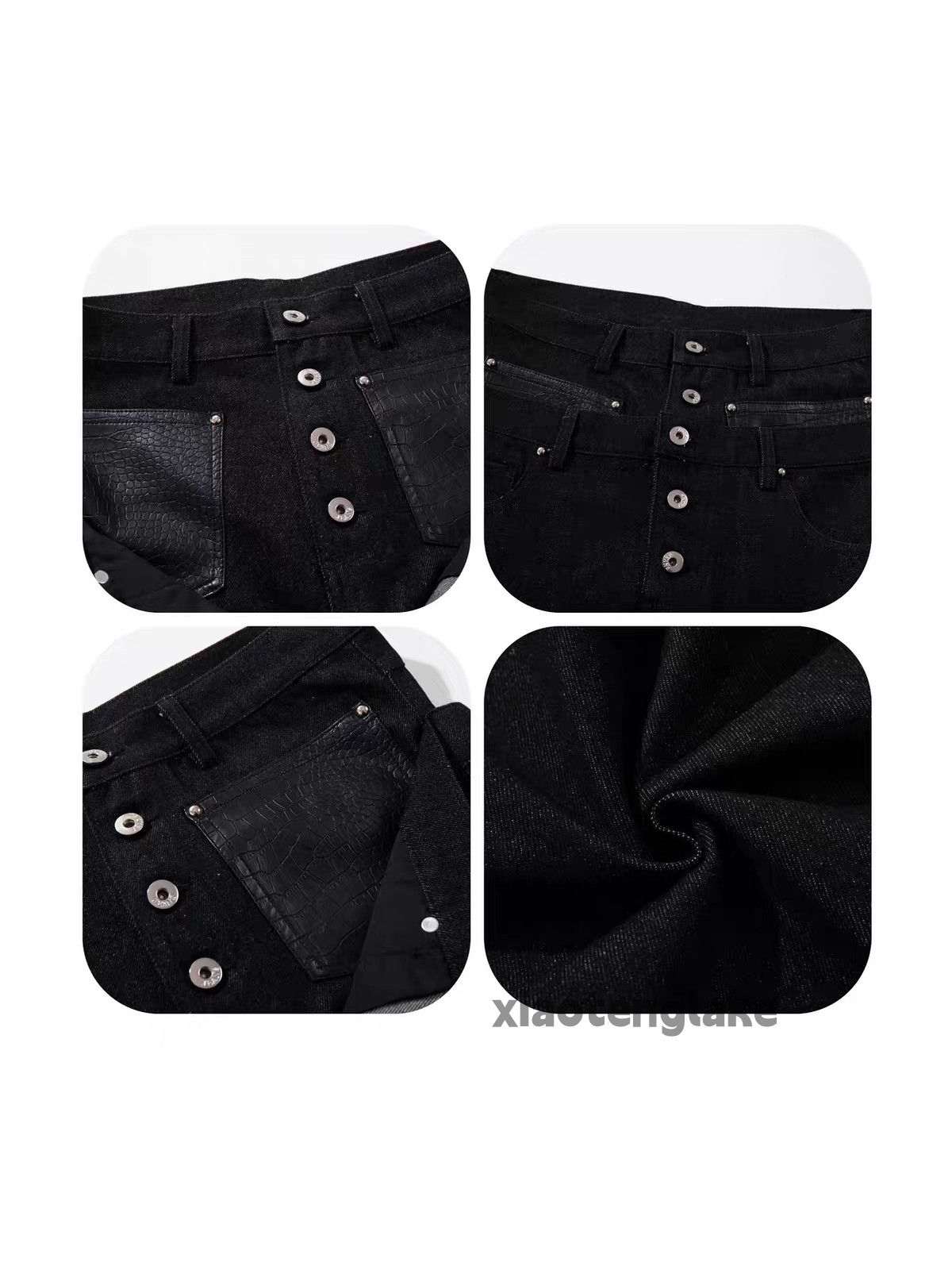 Jean otl playboicarti asaprocky style double waist flared jeans Size US 30 / EU 46 - 4 Thumbnail