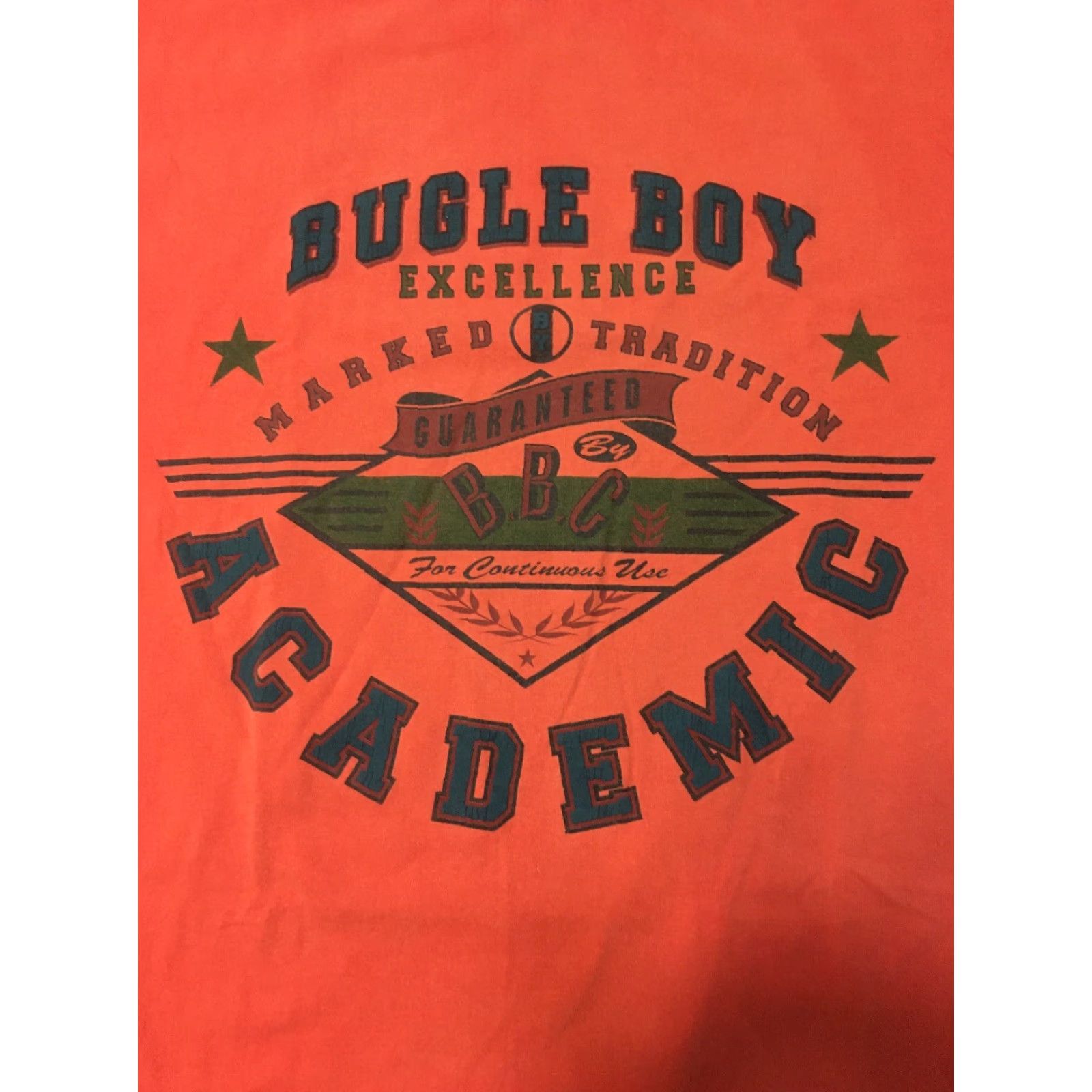 Bugle Boy VINTAGE Bugle Boy Red Single Stitch Shirt Adult XL Faded Mens Size US XL / EU 56 / 4 - 2 Thumbnail
