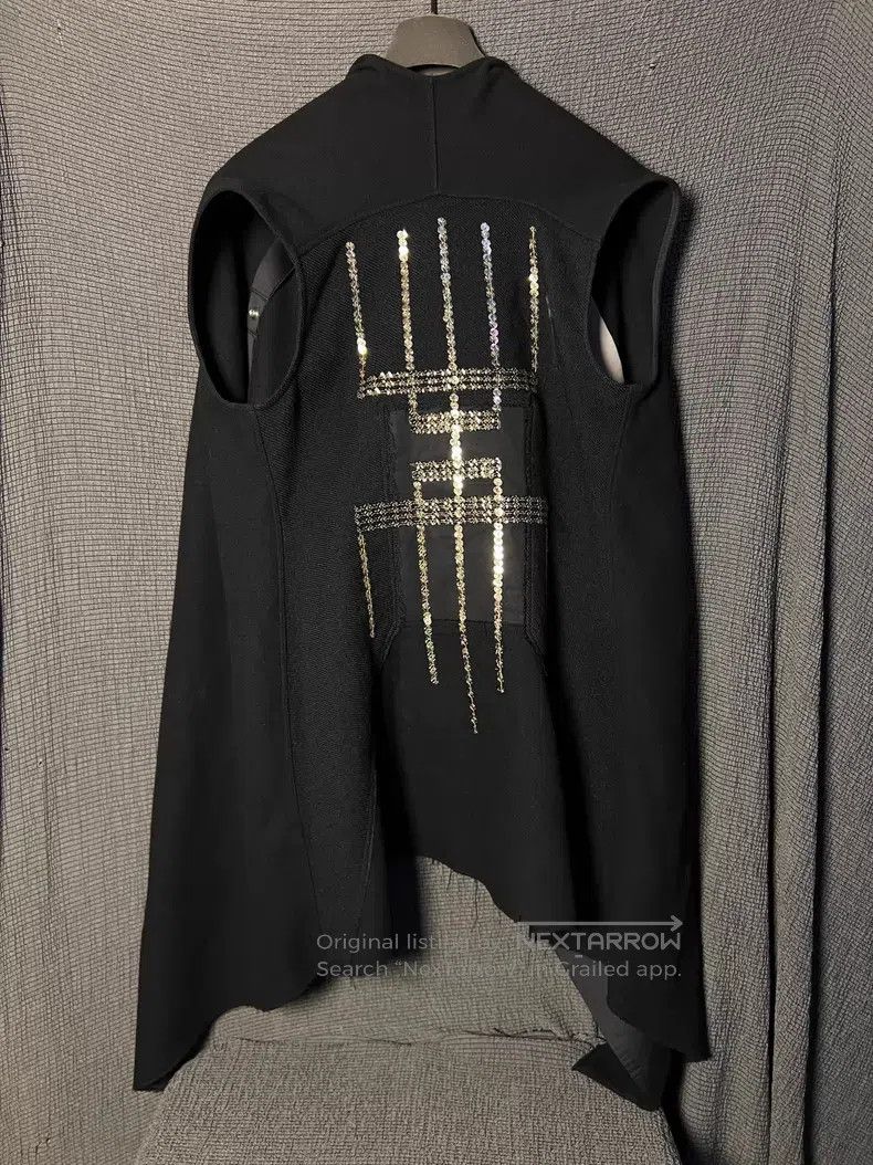 Rick Owens RICK OWENS Geometric Sequin Embroidered Sleeveless Wool Cl Size US XS / EU 42 / 0 - 2 Thumbnail