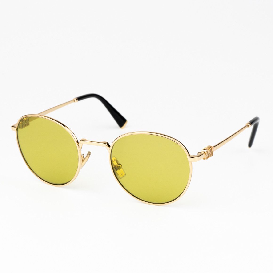 Miu Miu NEW Miu Miu MU55ZS 5AK07O Round Unisex Sunglasses 0MU 55ZS Size ONE SIZE - 6 Thumbnail