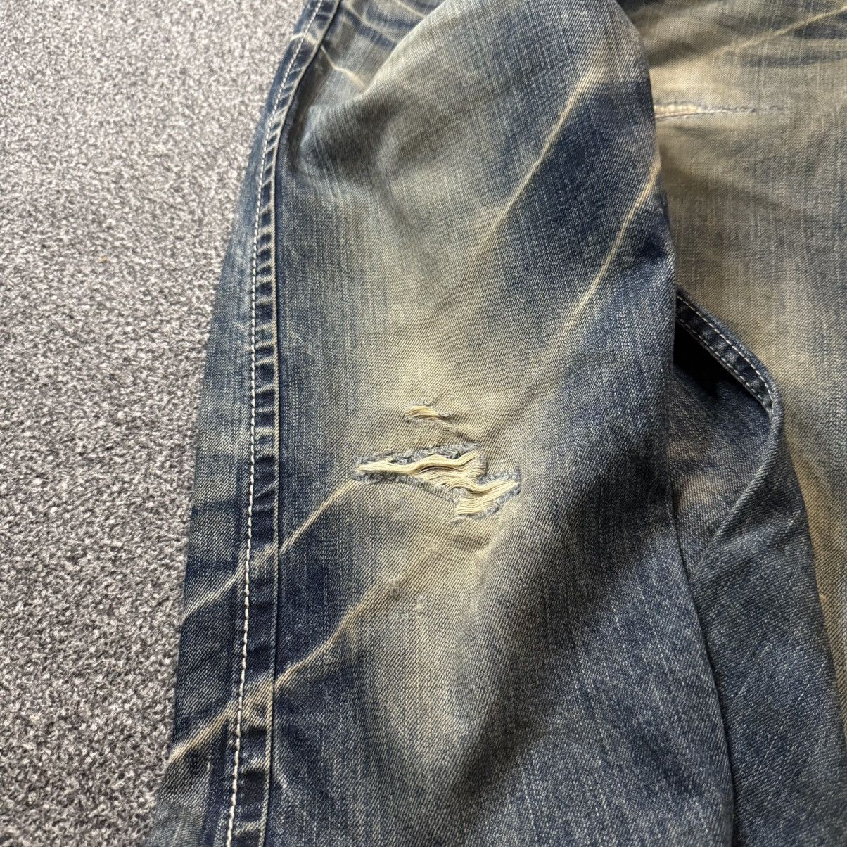 If Six Was Nine 🔥🔥🇯🇵 Japanese Distressed Dirty Clawmark Denim Size US 32 / EU 48 - 5 Thumbnail