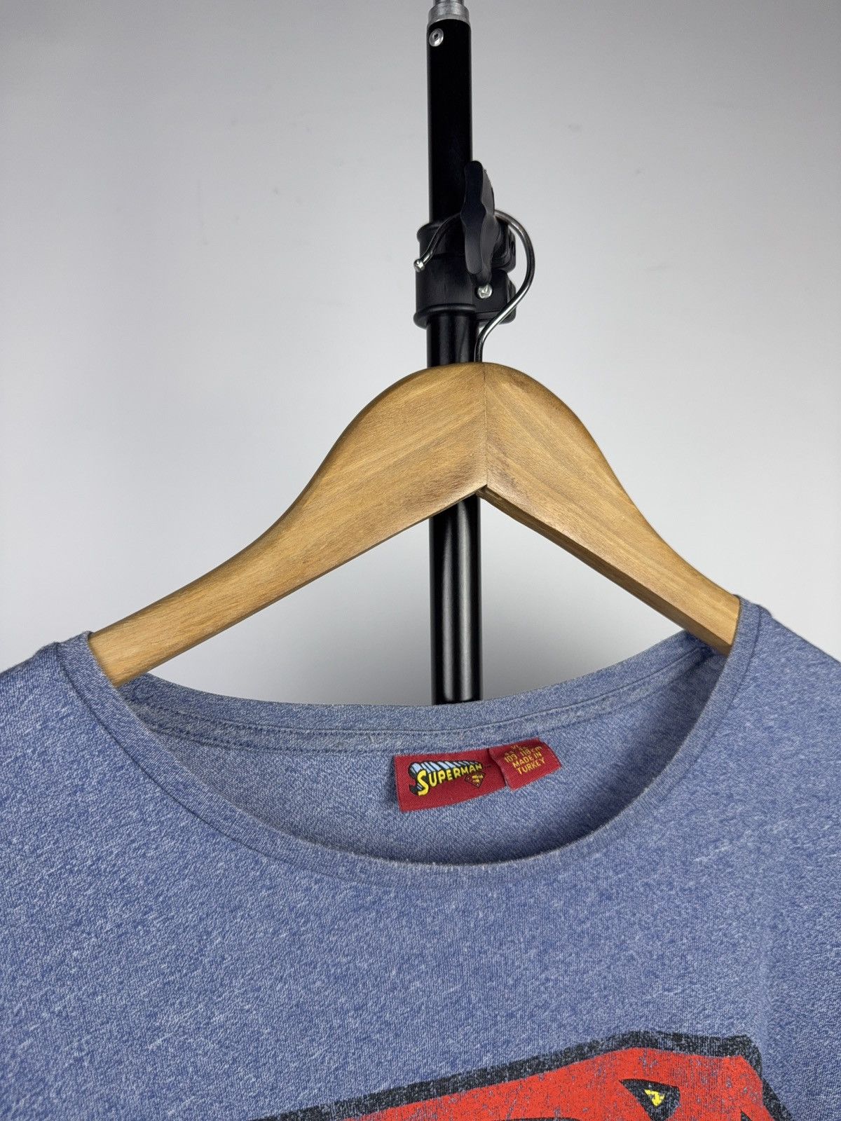 DC Comics 2018 Superman DC Comics Movie Heather Blue Logo Tee T Shirt Size US L / EU 52-54 / 3 - 6 Thumbnail