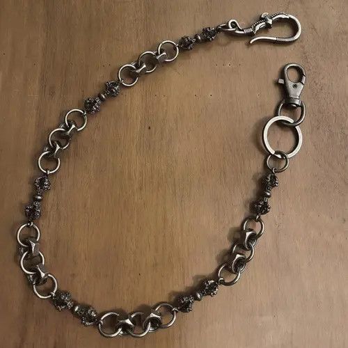 Jewelry Screw Cap Waist Wallet Chain, Pants Chain Size ONE SIZE - 4 Thumbnail