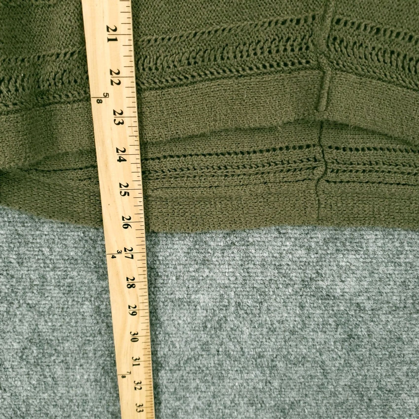 Lucky Brand Lucky Brand Sweater Medium M Green V Neck Knit Long Sleeve Pullover Jumper Women Size M / US 6-8 / IT 42-44 - 4 Thumbnail