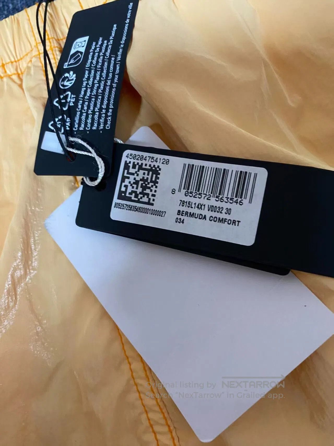 Stone Island stone island reflective shorts with label. Size US 30 / EU 46 - 4 Thumbnail