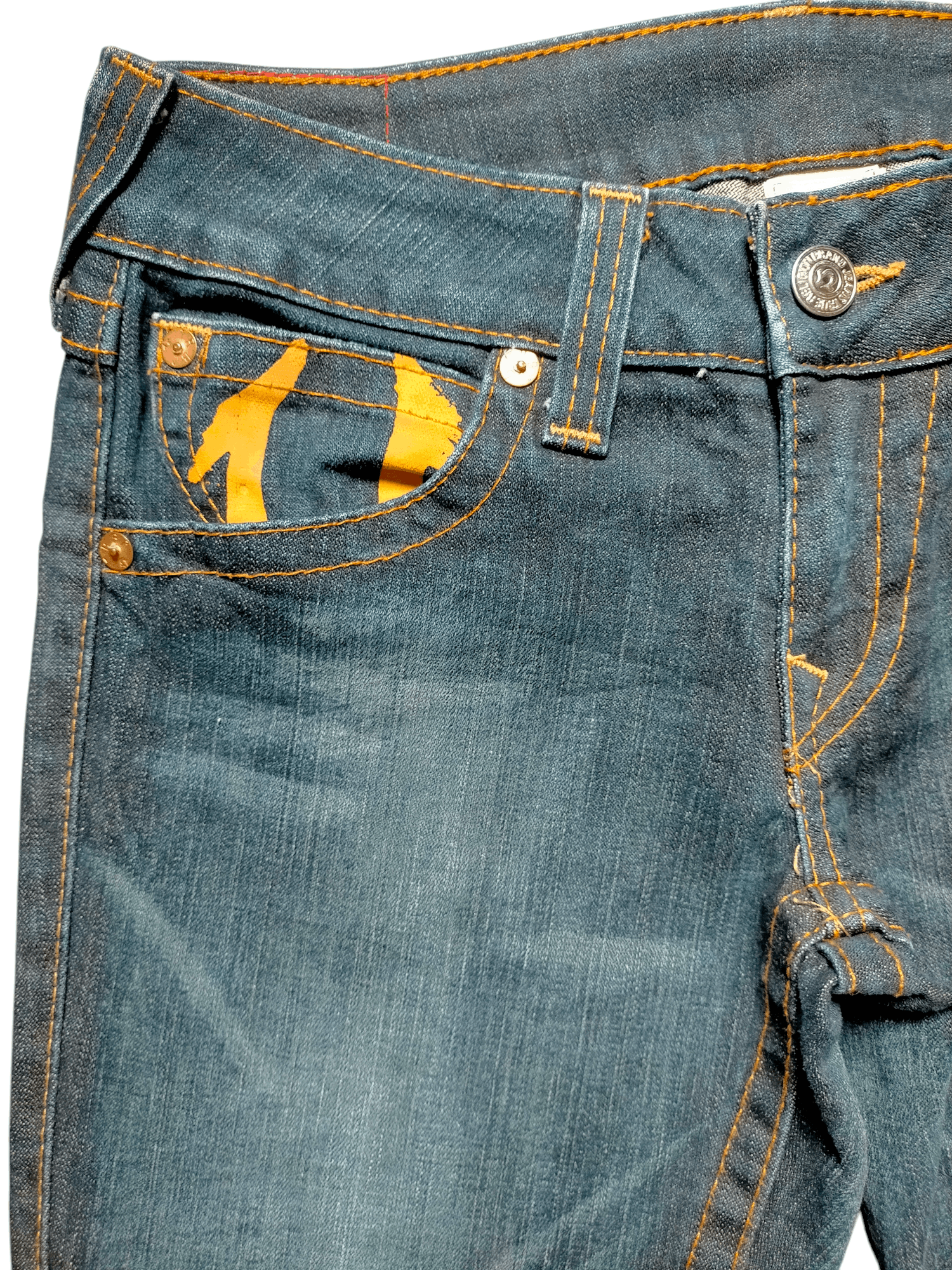 True Religion Flare Jeans True Religion Stretch Low Rise Boot cut Denim Size US 31 - 9 Thumbnail