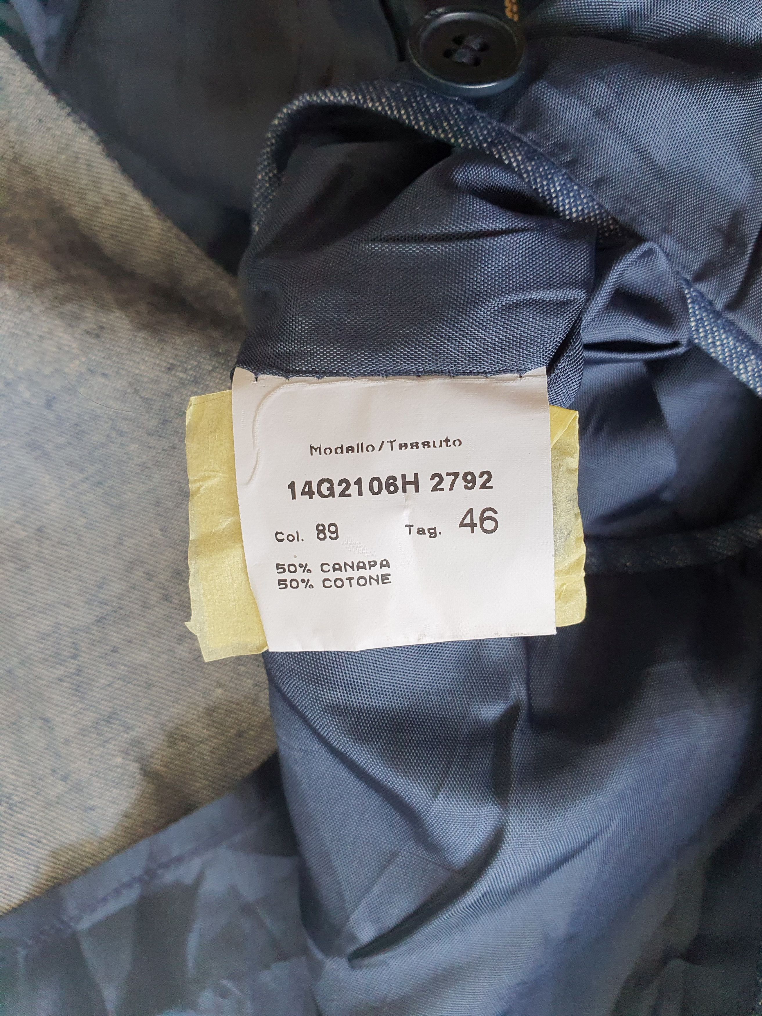Boggi Cotton-HEMP Blazer Sports Coat Suit Jacket - Sz EU IT 46 Size 36R - 5 Thumbnail