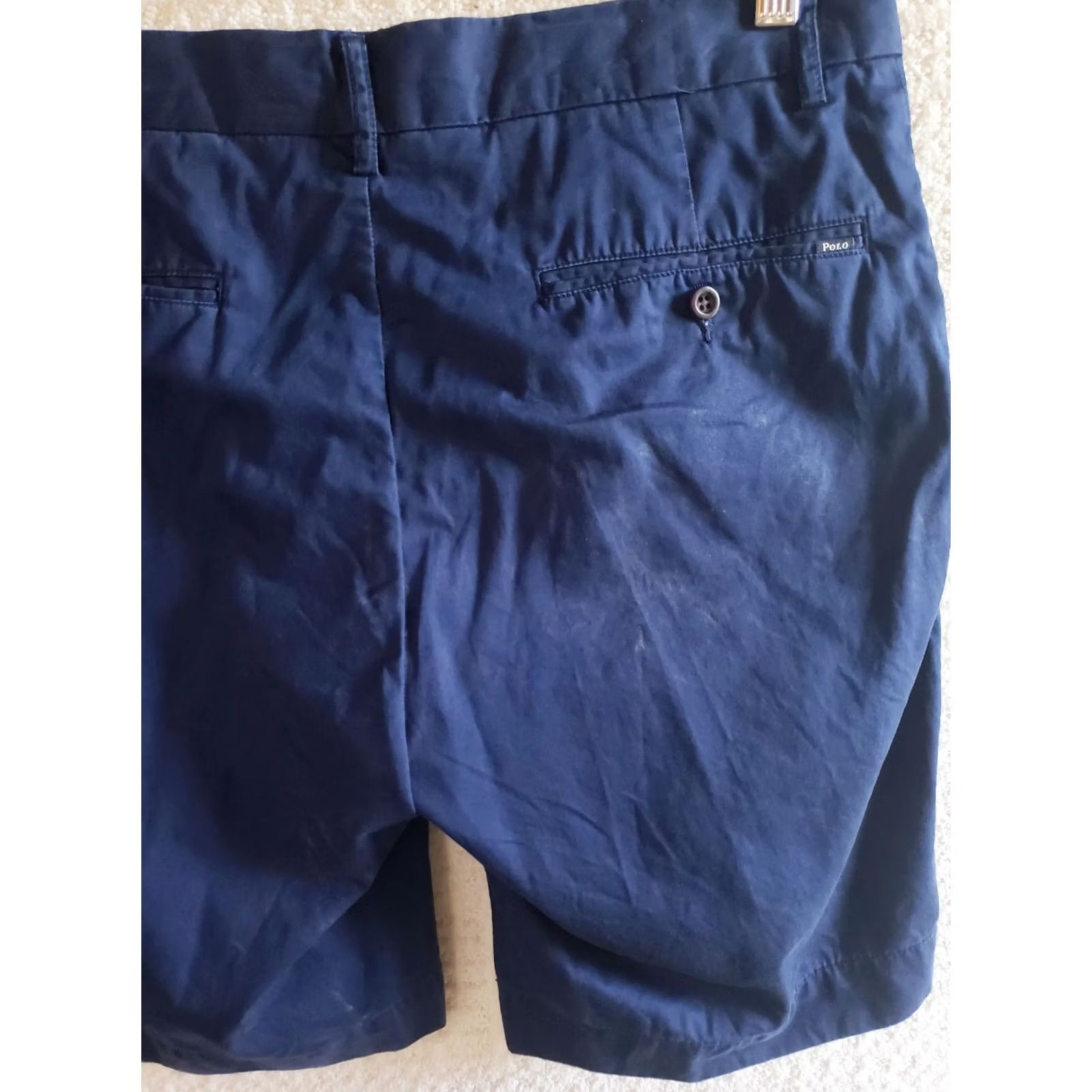 Polo Ralph Lauren Polo Ralph Lauren Mens Navy Blue Performance Classic Fit Shorts 32x9.5 Polo RL Shield Baggy? Size US XS / EU 42 / 0 - 6 Thumbnail