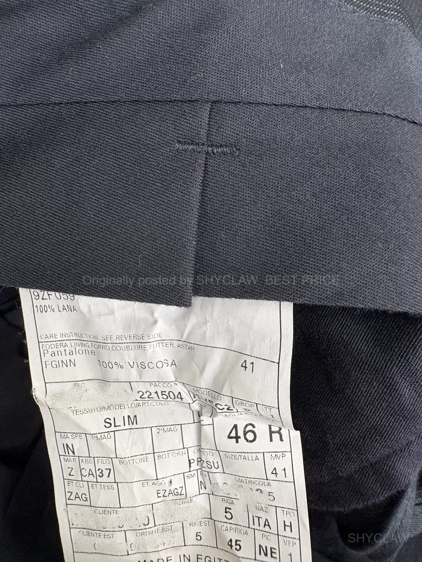 Z Zegna Z Zegna 100% Wool Dress Trousers BFAJDEF441 Size US 34 / EU 50 - 5 Thumbnail