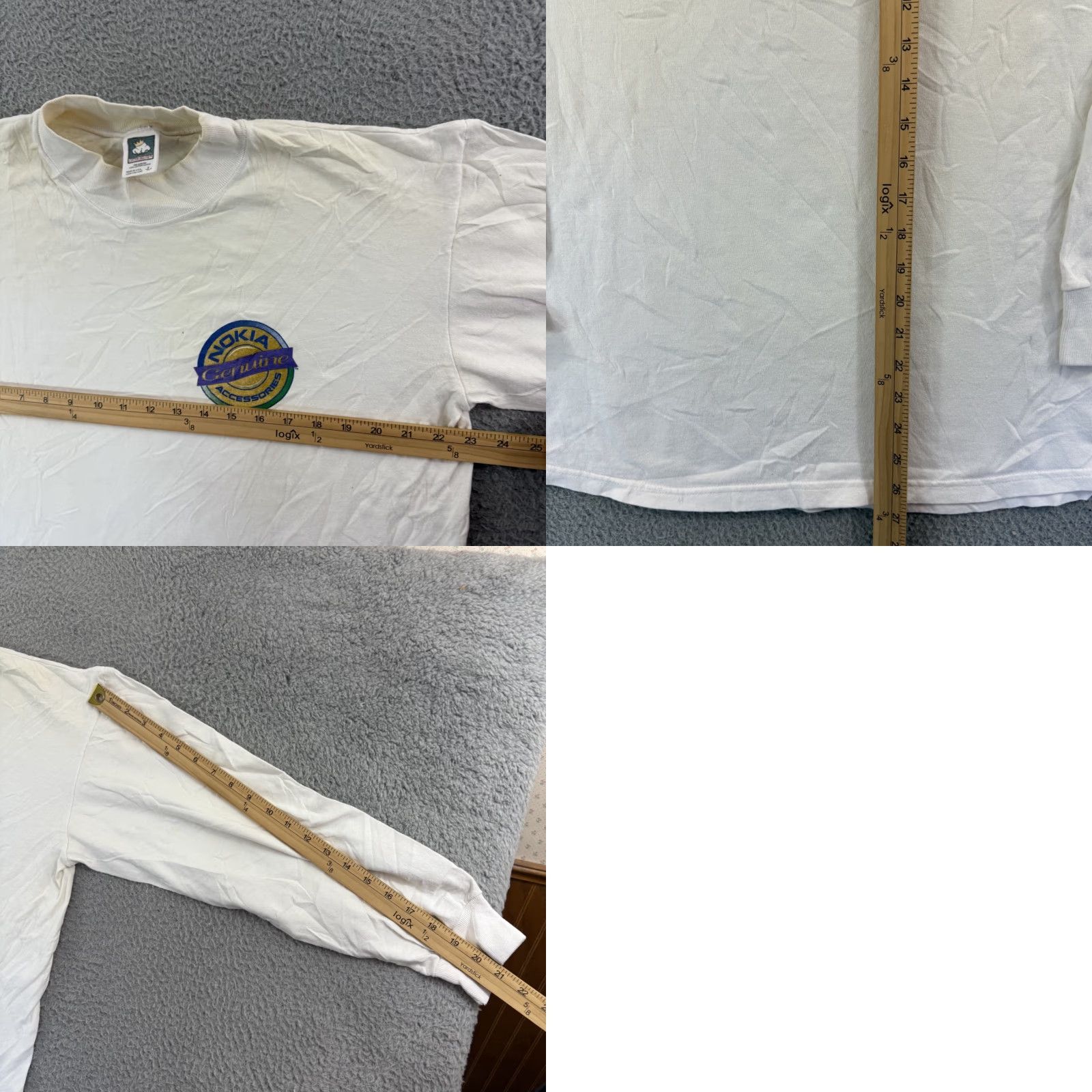 Vintage VINTAGE Nokia Shirt Men’s L White 90s Long Sleeve Tech Promo Cellphone USA Size US L / EU 52-54 / 3 - 8 Thumbnail