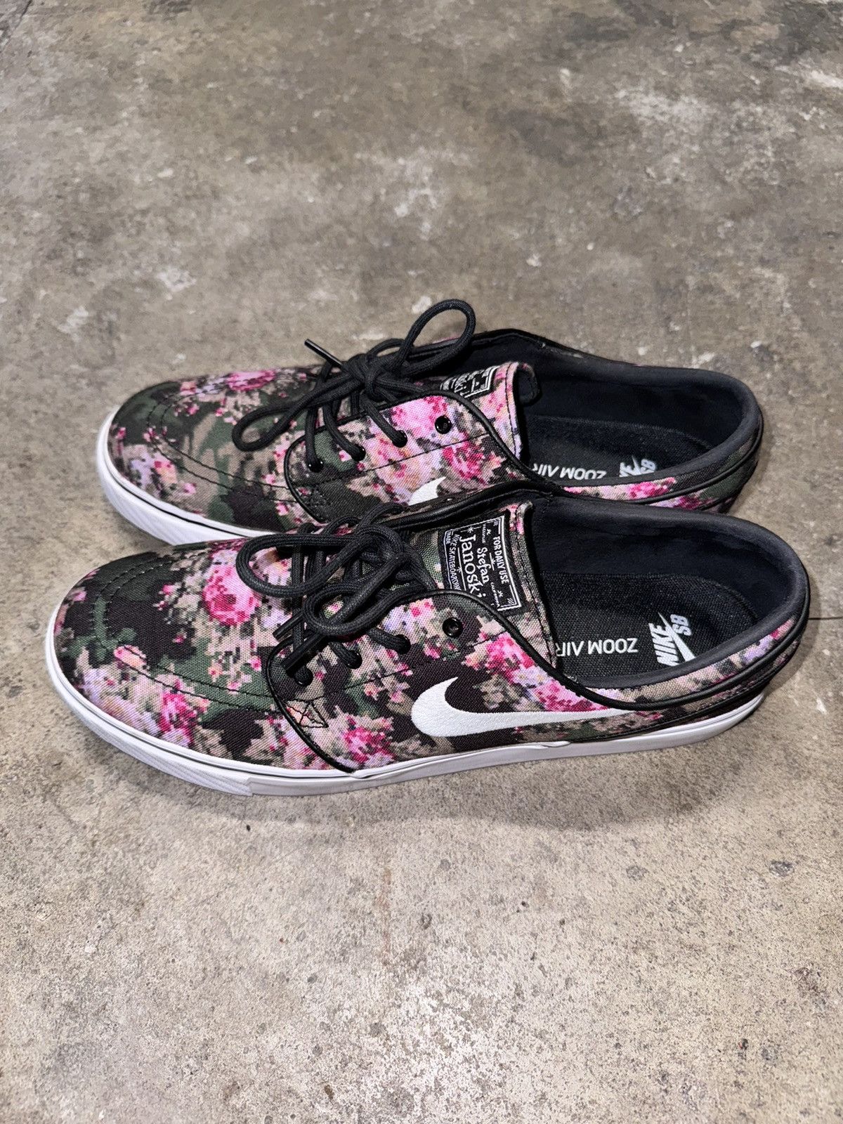 Nike × Nike SB Nike SB Stefan Janoski Zoom Digi Floral Pink 2013 Size US 10.5 / EU 43-44 - 3 Thumbnail