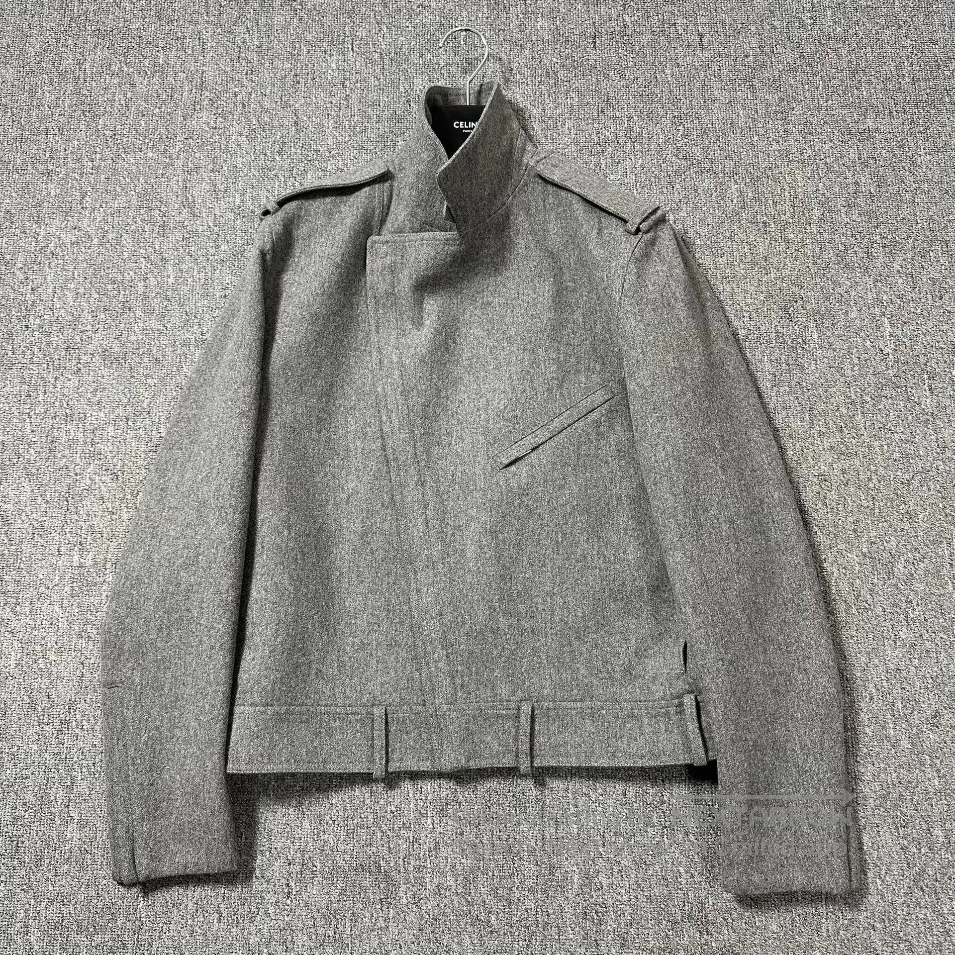 Dior Dior Homme Gray Moto Zip Wool Jacket. Size US L / EU 52-54 / 3 - 2 Thumbnail