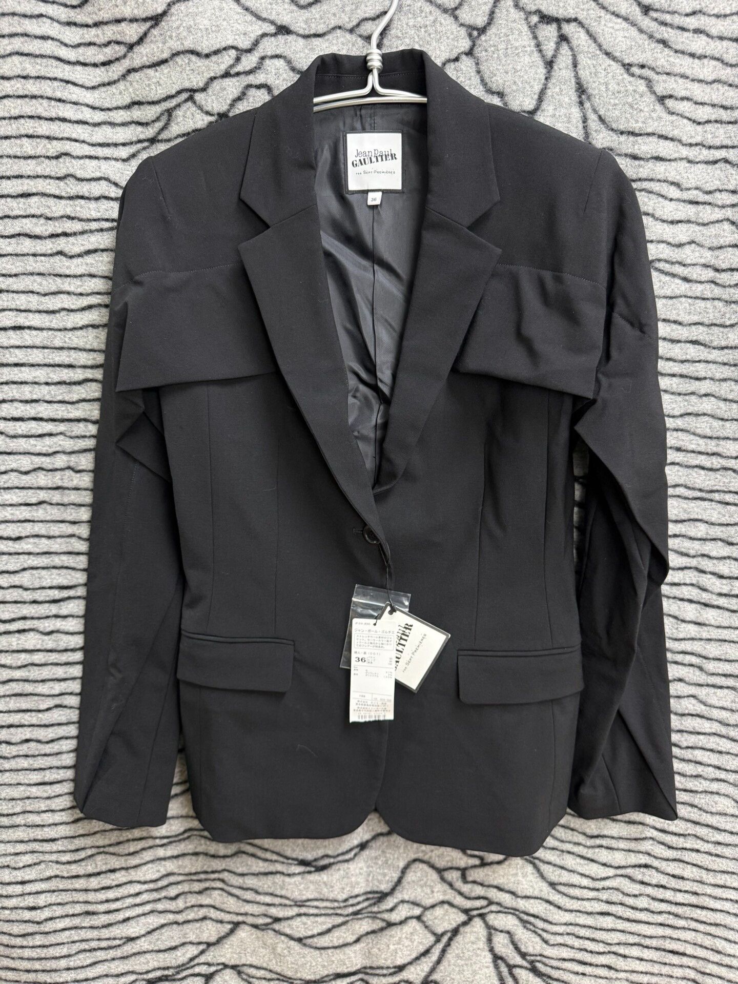Jean Paul Gaultier Jean Paul Gaultier Wool Ruffled Blazer Size XS / US 0-2 / IT 36-38 - 1 Thumbnail