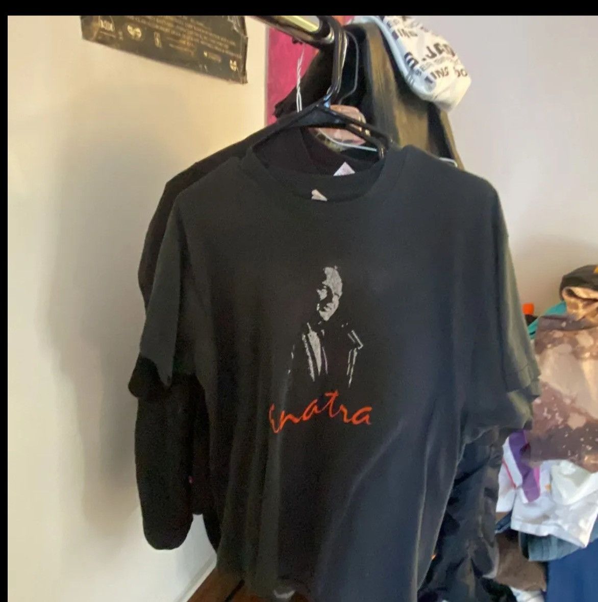 Band Tees Frank sinatra vintage tshirt used size XL Size US XL / EU 56 / 4 - 1 Thumbnail